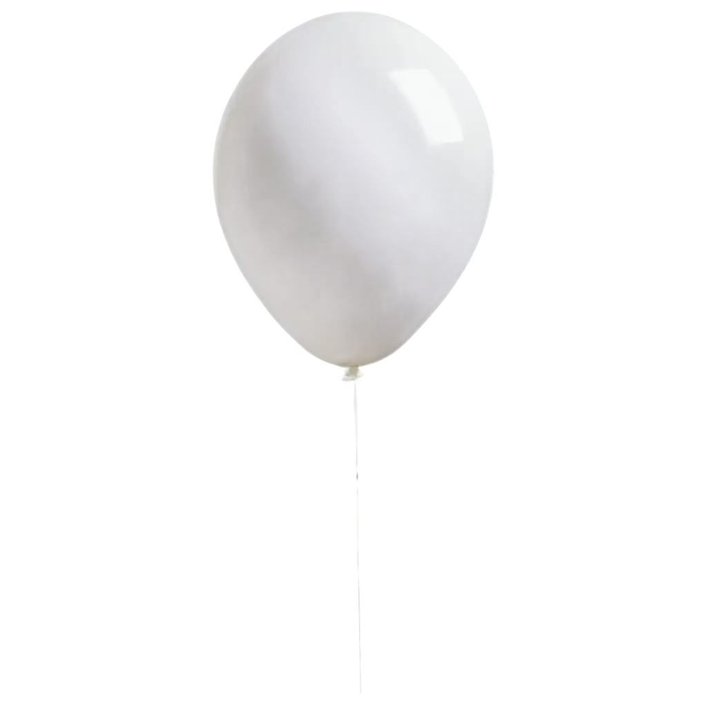 white balloon with shadow
