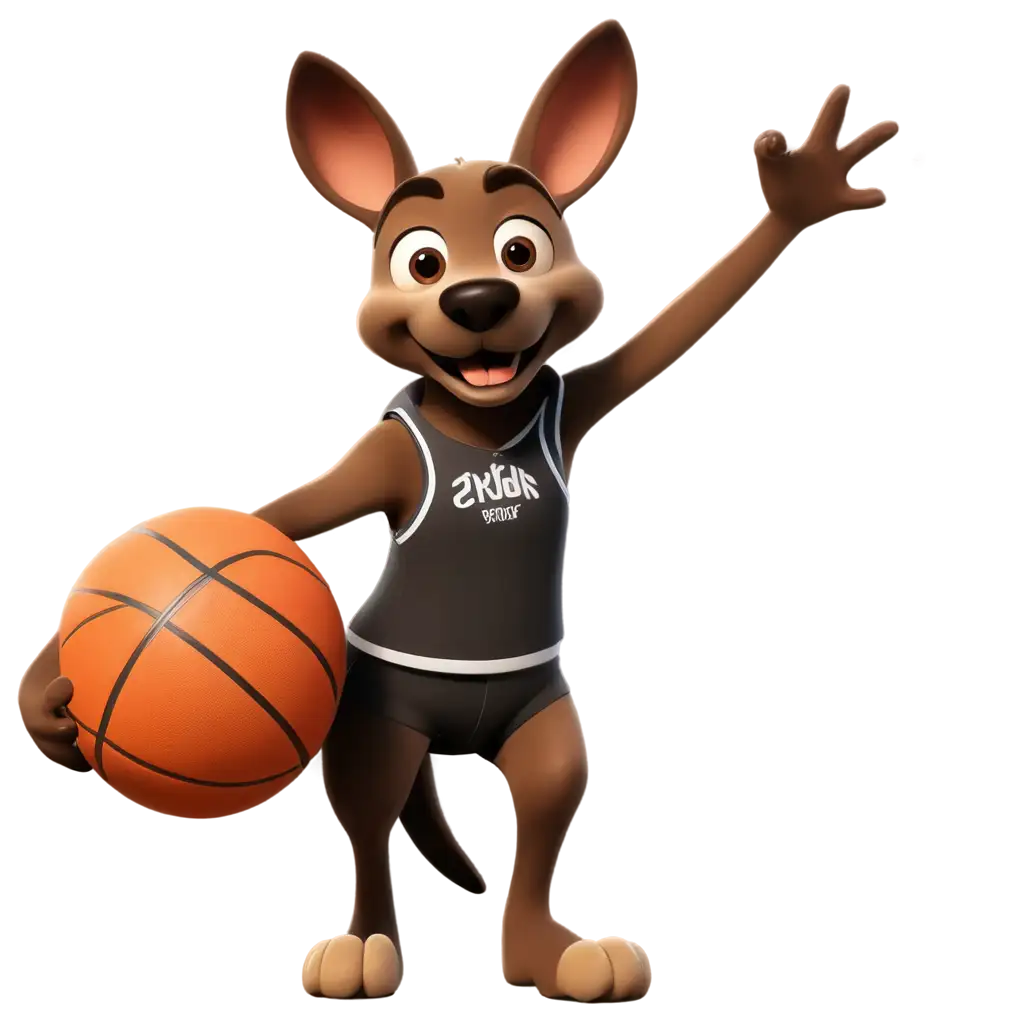 Adorable-Dog-Cartoon-Playing-Basketball-HighQuality-PNG-Image