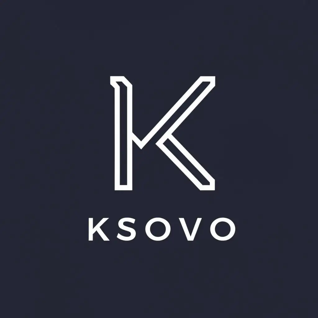 a logo design,with the text "Kstovo", main symbol:Letter K,Minimalistic,be used in City industry,clear background