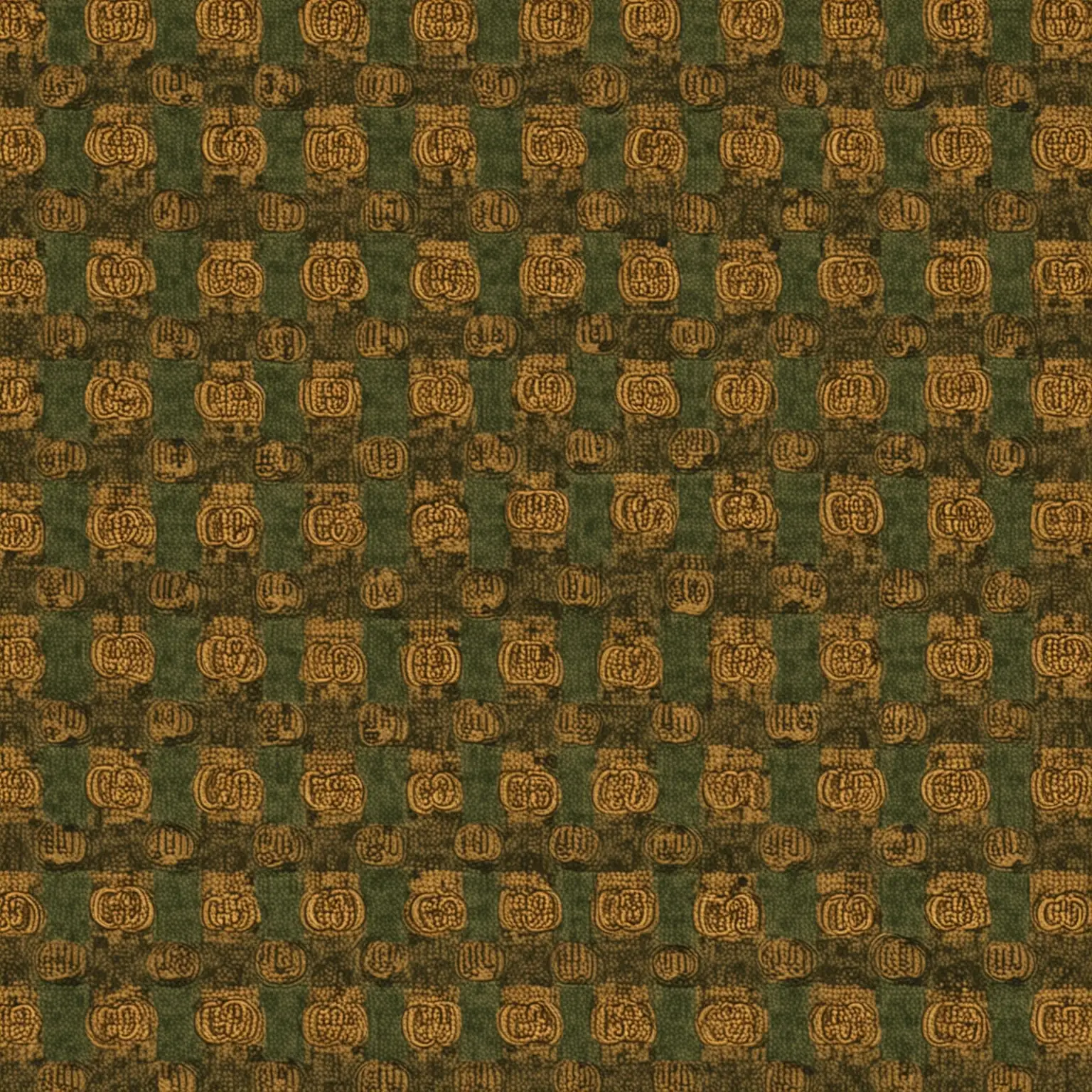 A green, brown and gold gucci pattern background