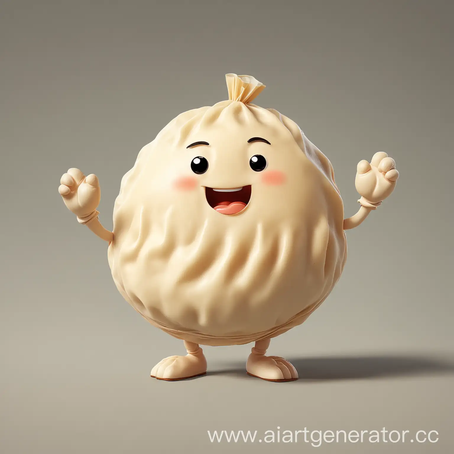 Cheerful-Cartoon-Dumpling-Character-with-Limbs