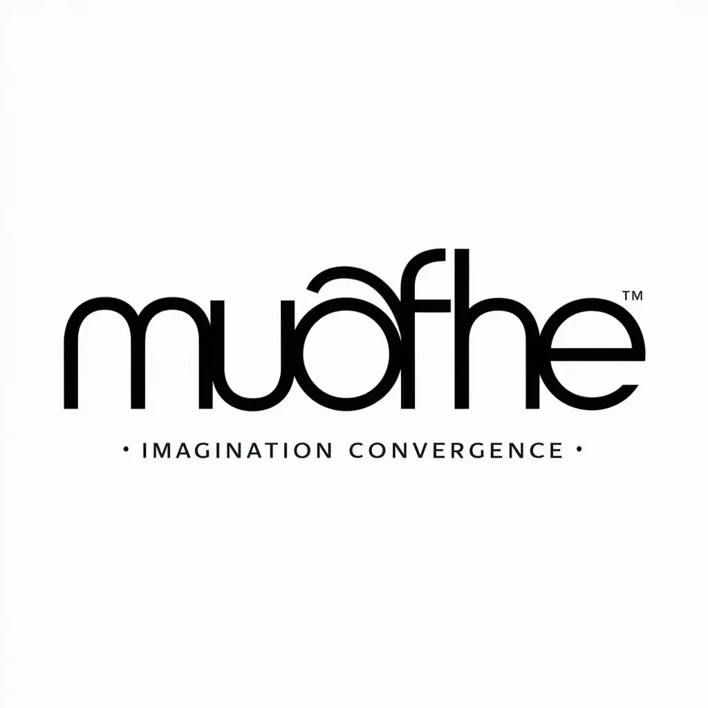 Personal brand logo titled 'Muofhe" subtitle 'imagination Convergence' white background