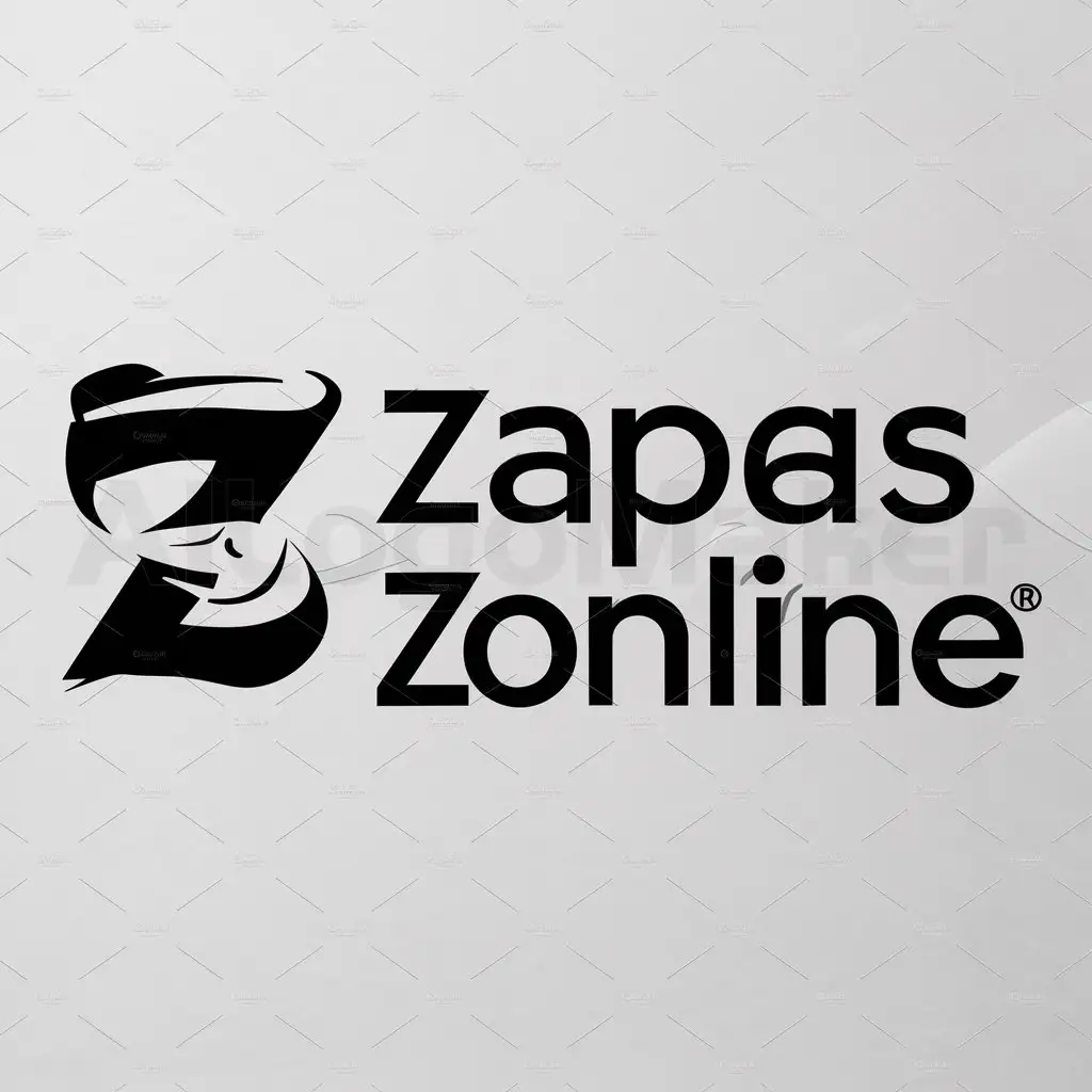 a logo design,with the text "Zapas Zonline", main symbol:un zorro,Moderate,be used in zapatillas industry,clear background