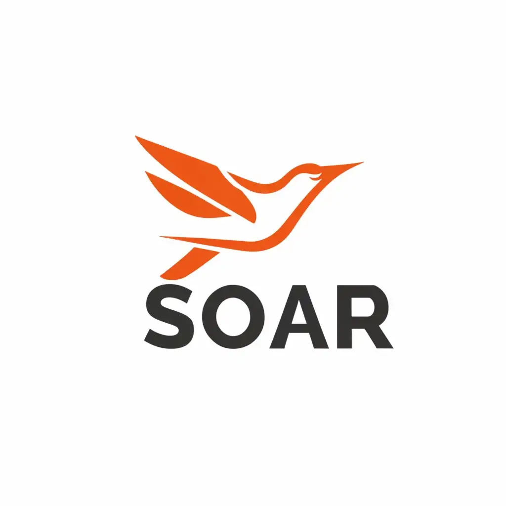 a logo design,with the text "SOAR", main symbol:Homeschool Community,Moderate,be used in Education industry,clear background