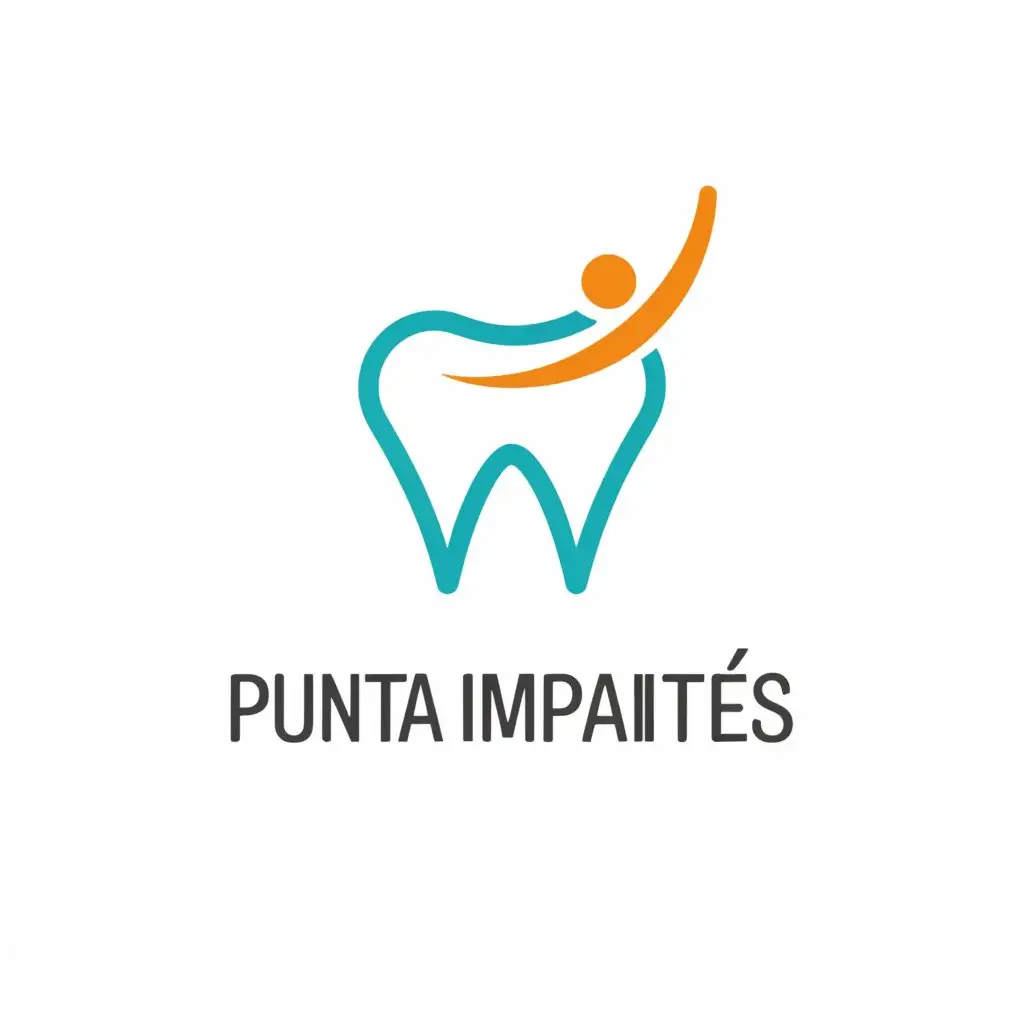 a logo design,with the text "Punta Implantes", main symbol:tooth,Moderate,be used in Medical Dental industry,clear background
