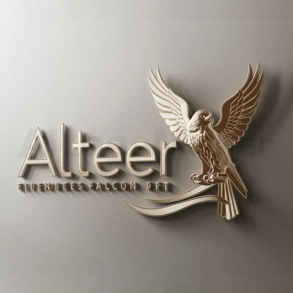 LOGO-Design-For-ALTEER-Majestic-Falcon-Symbol-on-a-Clean-Background