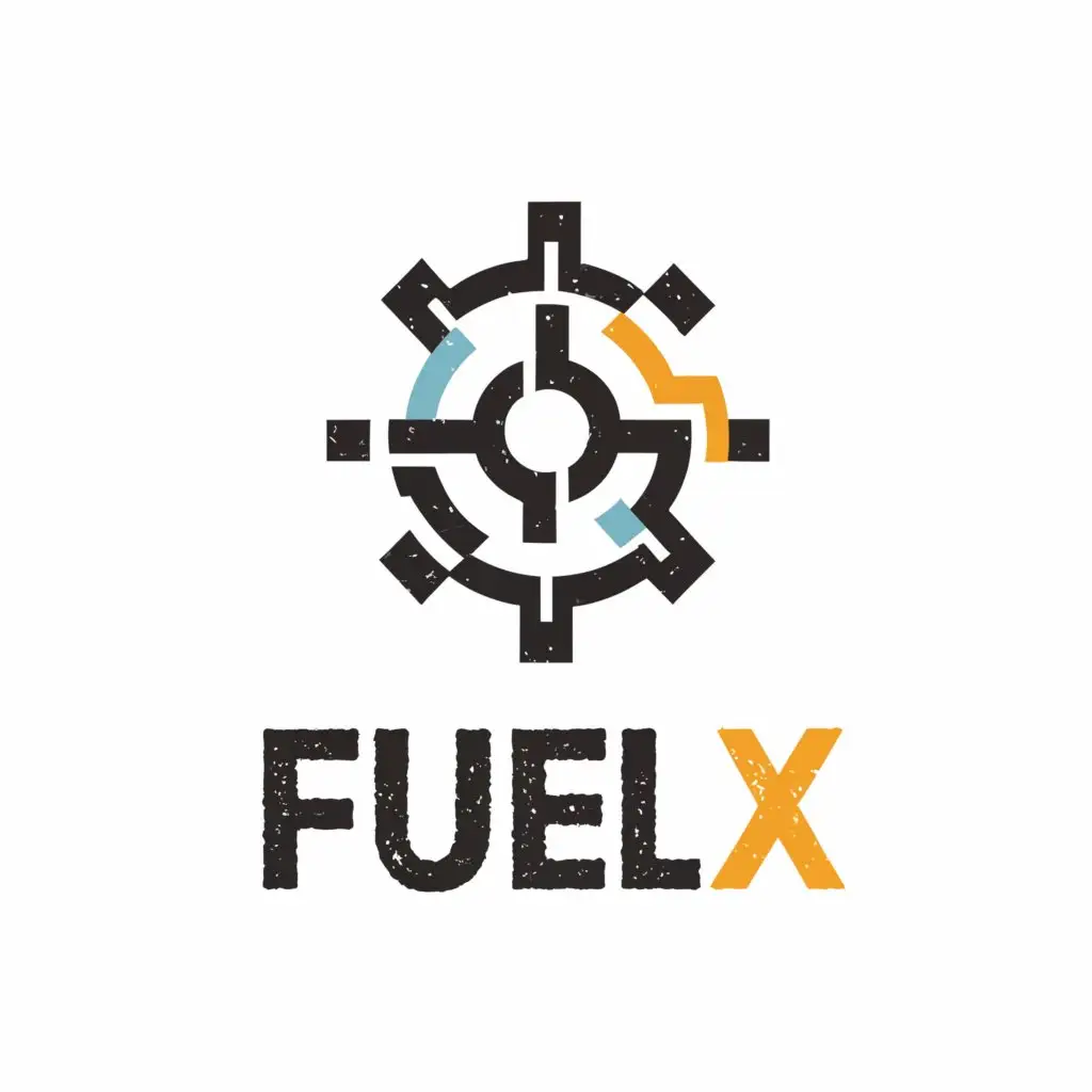 a logo design,with the text "FuelX", main symbol:petroleum engineering,complex,clear background
