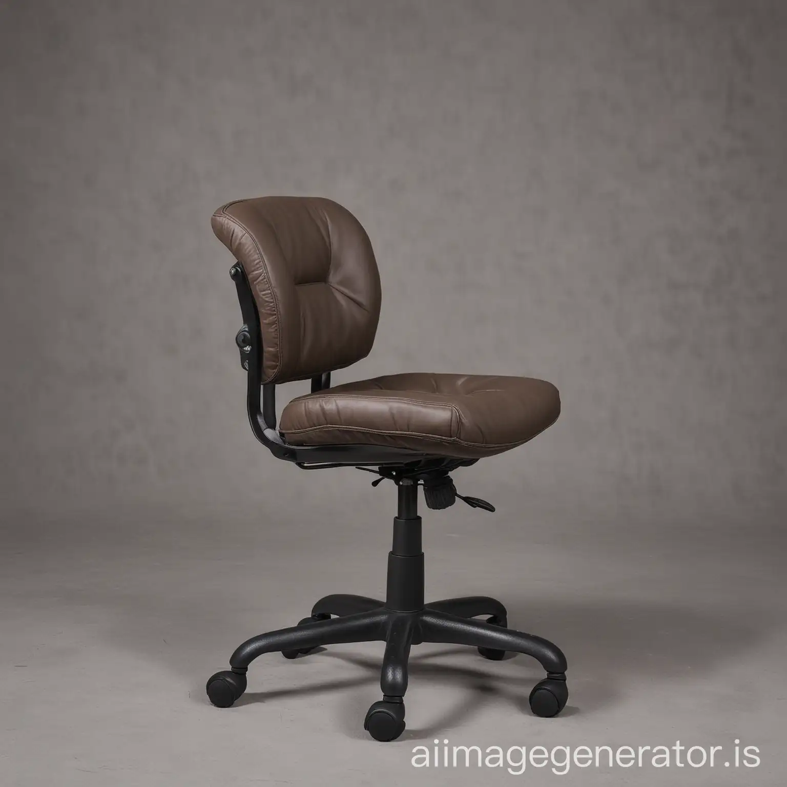 Show images of office chairs with different upholstery materials, such as breathable fabric and leather. Highlight the pros and cons of each material choice.