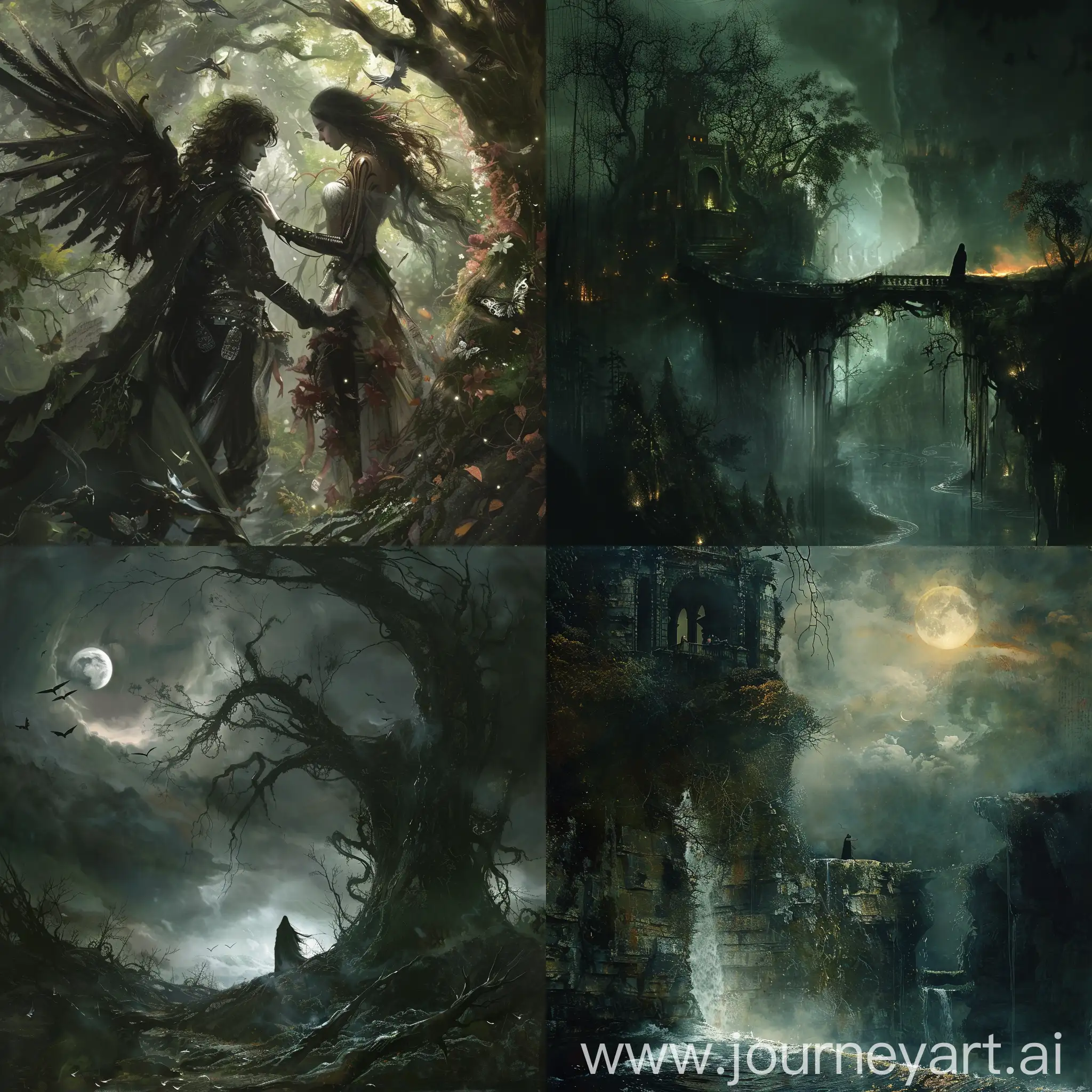 Dark-Fantasy-Scene-with-Mysterious-Figure-in-a-Magical-Forest
