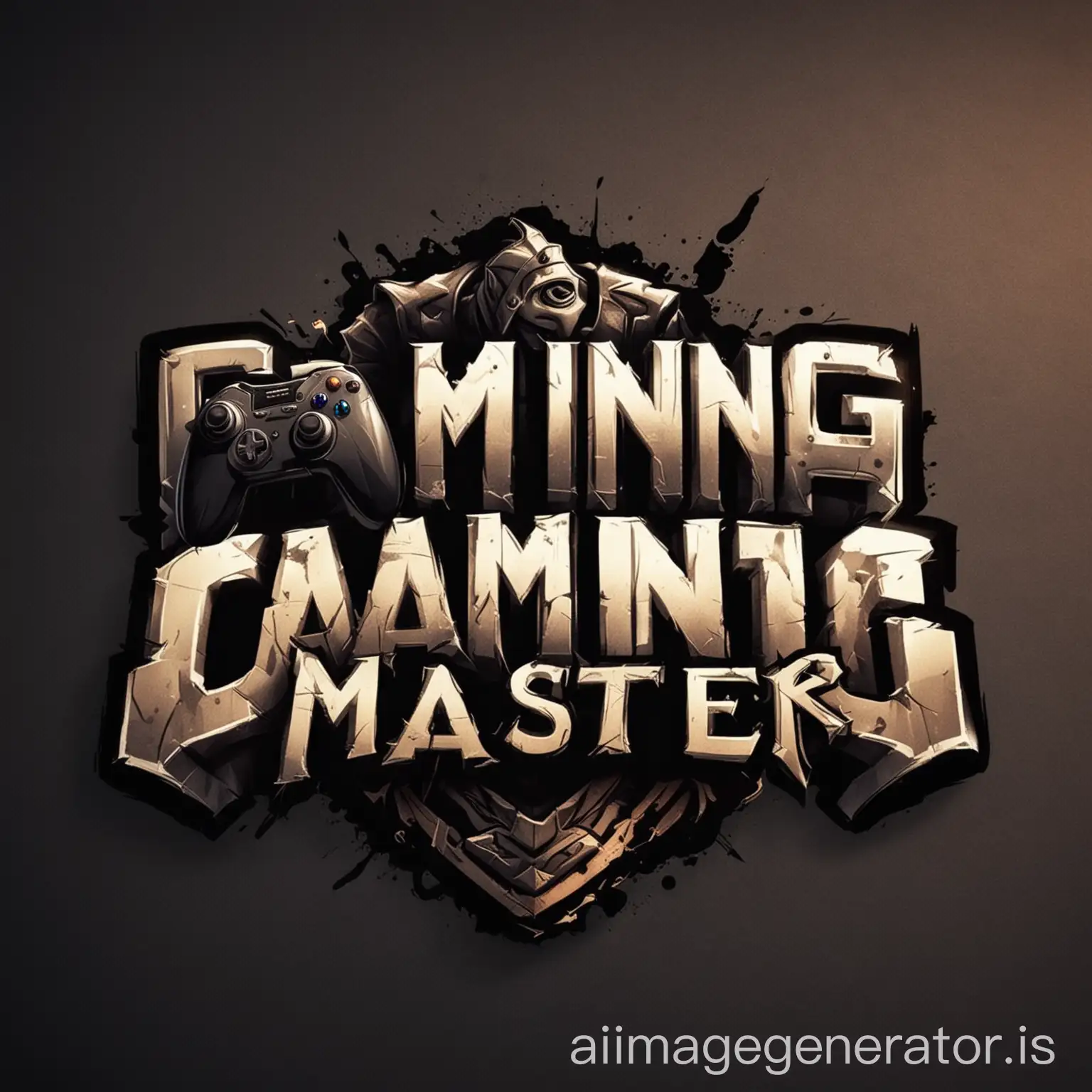 make logo for gaming with name of cheat master