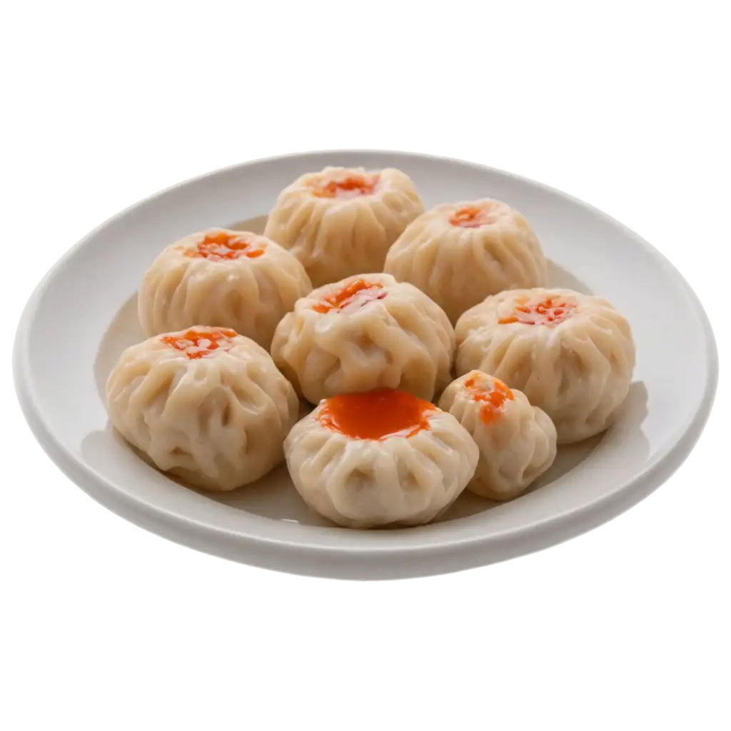 Delicious-Momo-on-Plate-PNG-Image-Explore-Authentic-Culinary-Artistry