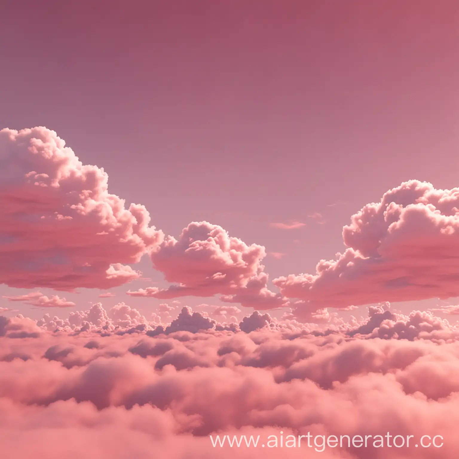 Pink-Sky-with-Clouds-Serene-Landscape-for-Animation