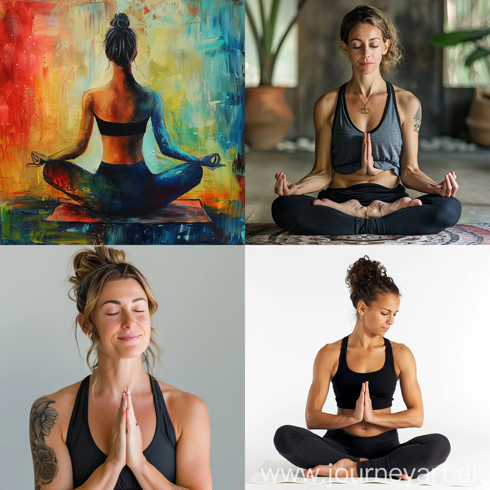 Serene-Woman-Practicing-Yoga-in-Natural-Setting