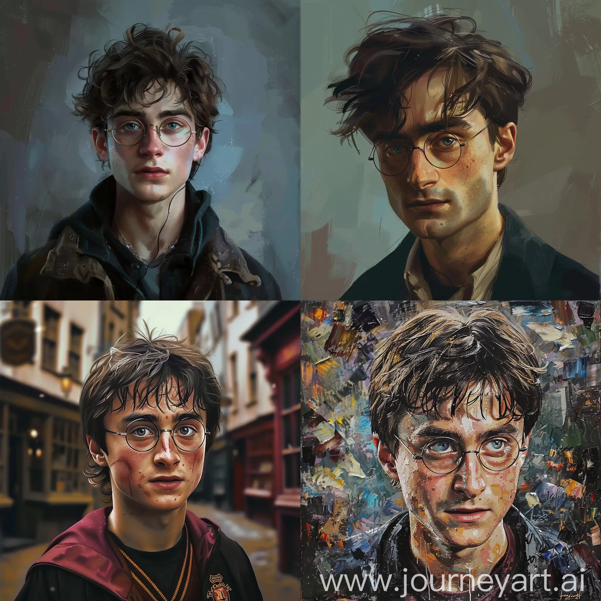 Portrait-of-Harry-Potter-in-Book-Illustration-Style