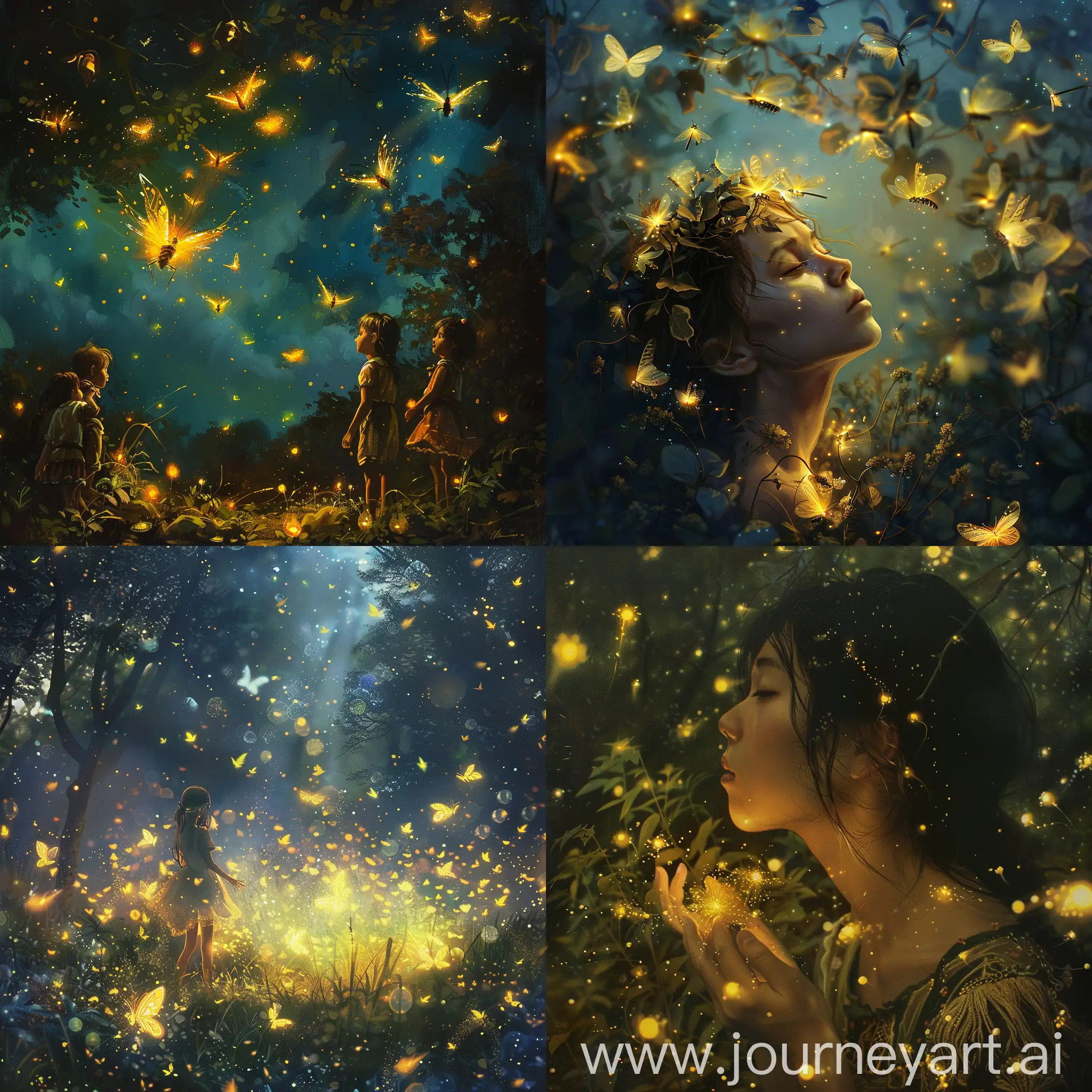 Enchanting-Fireflies-Illuminate-Majestic-Surreal-Scene