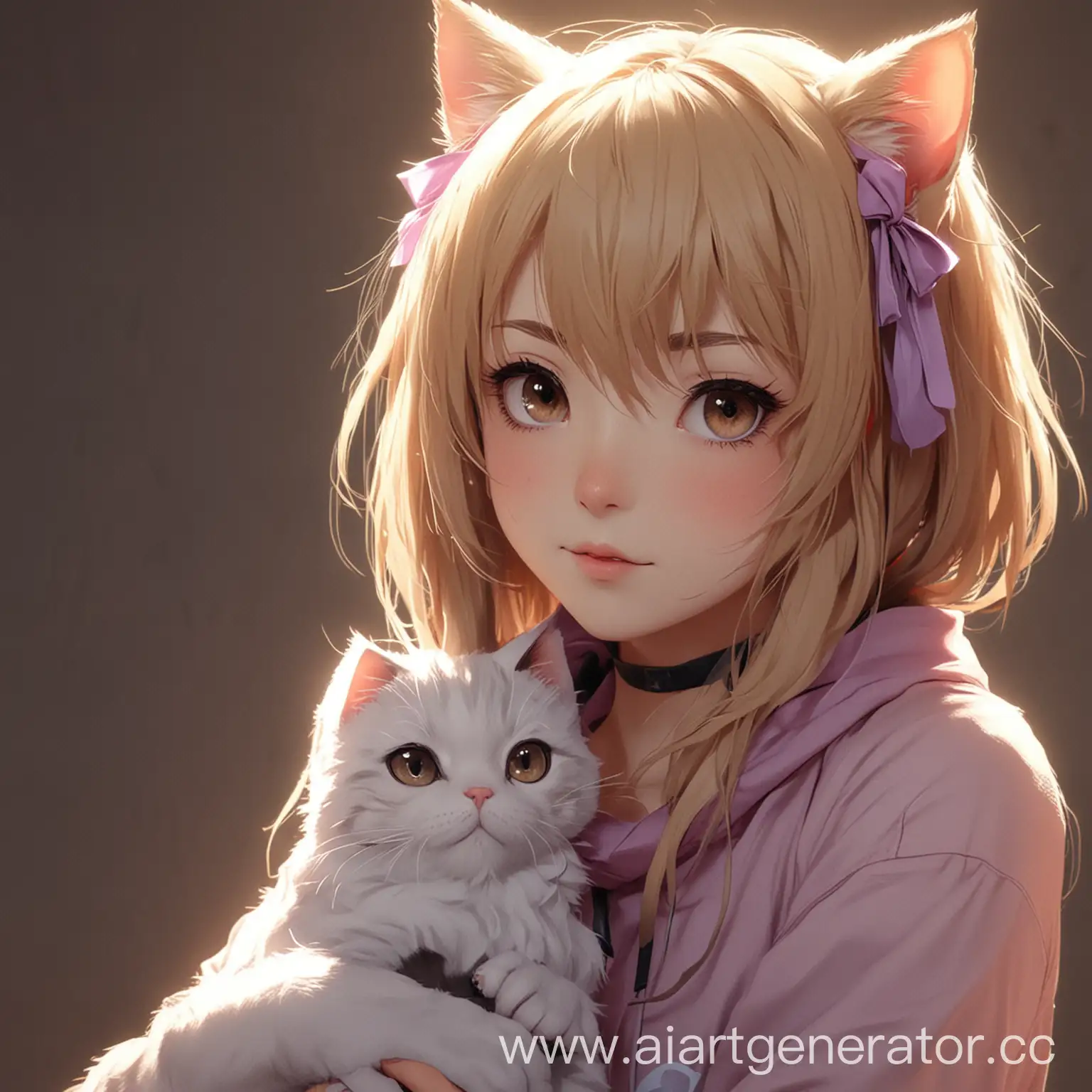 
anime cat girl  1920 х 1080