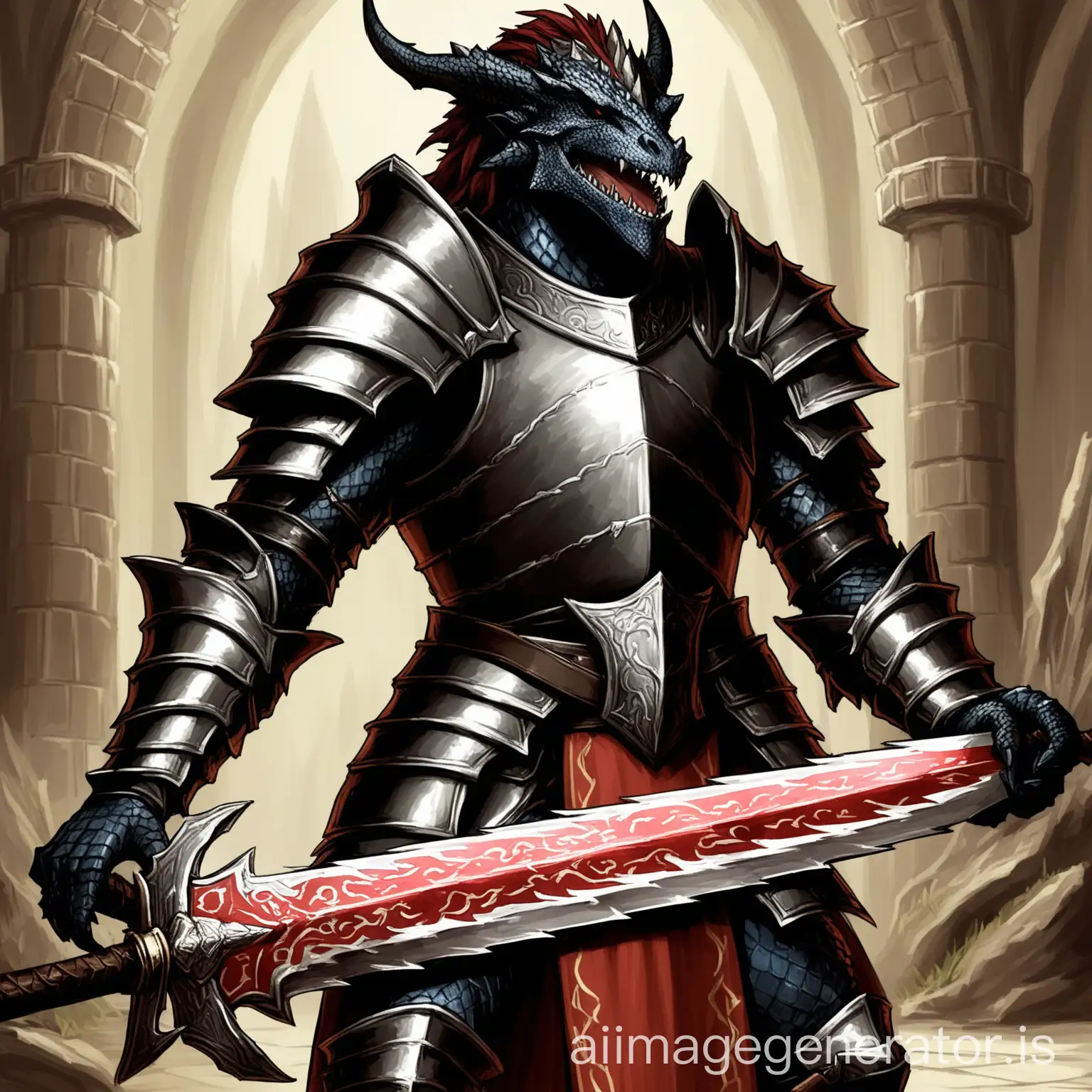 Happy-Dragonborn-Warrior-in-Armor-with-Great-Sword