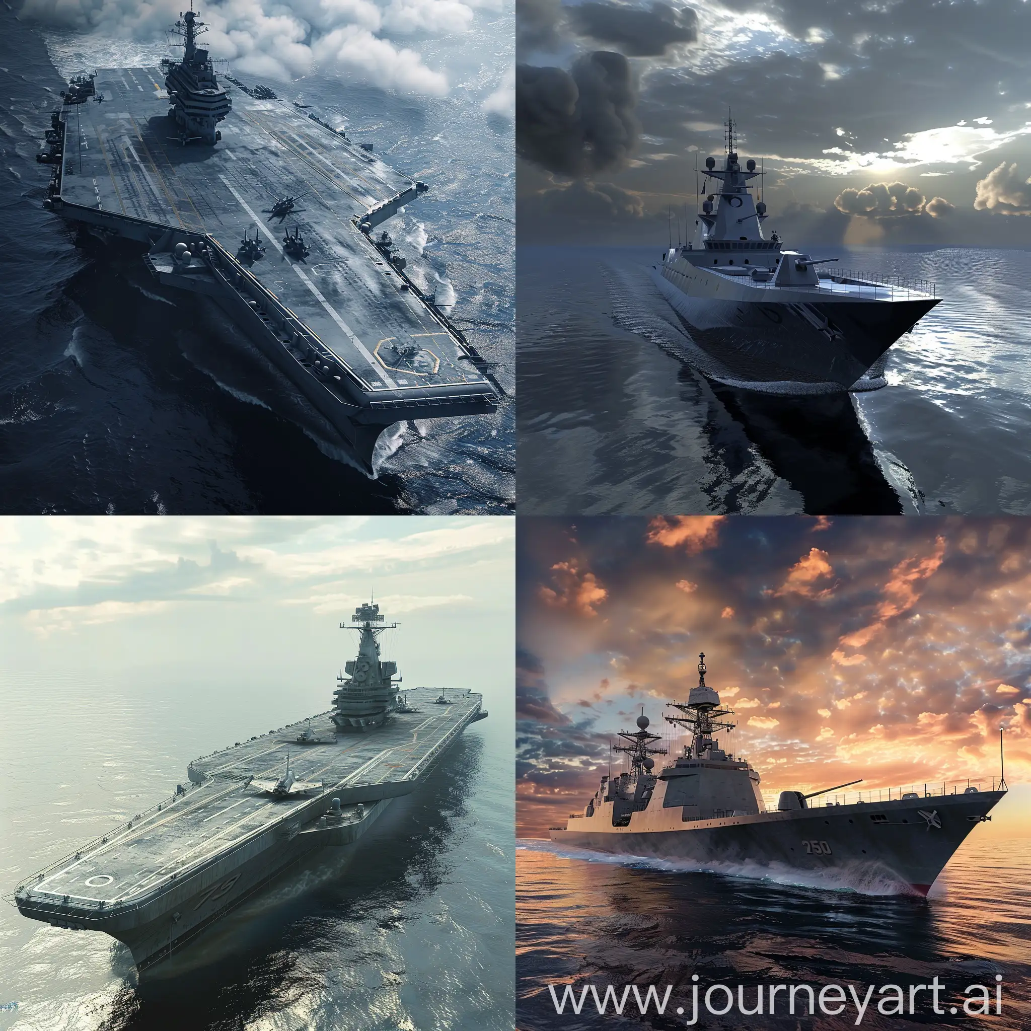 Futuristic-Modern-Combat-Warship-in-Detailed-Realistic-Photo