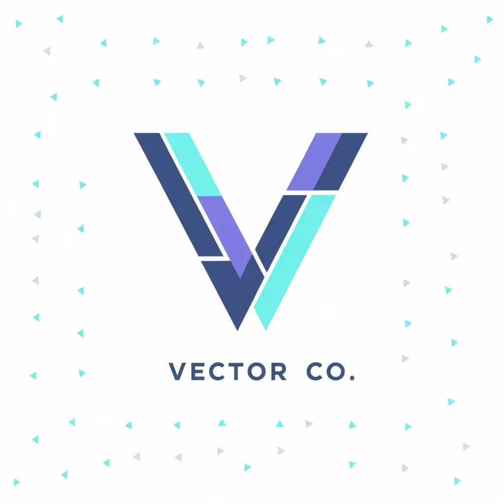 a logo design,with the text "Vector Co.", main symbol:Minimalist vector symbol,Moderate,be used in Others industry,clear background