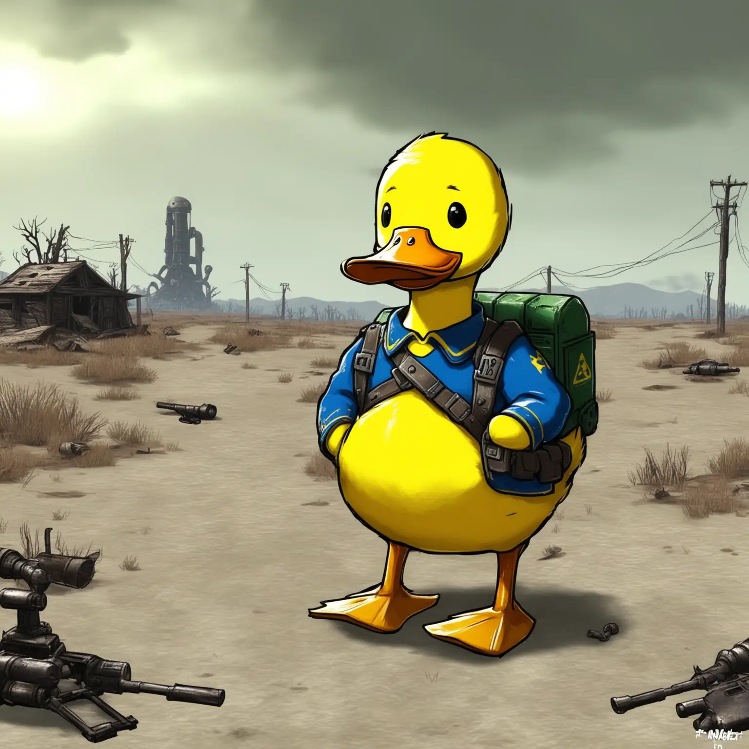 Radiated-Duck-Amidst-PostApocalyptic-Currency