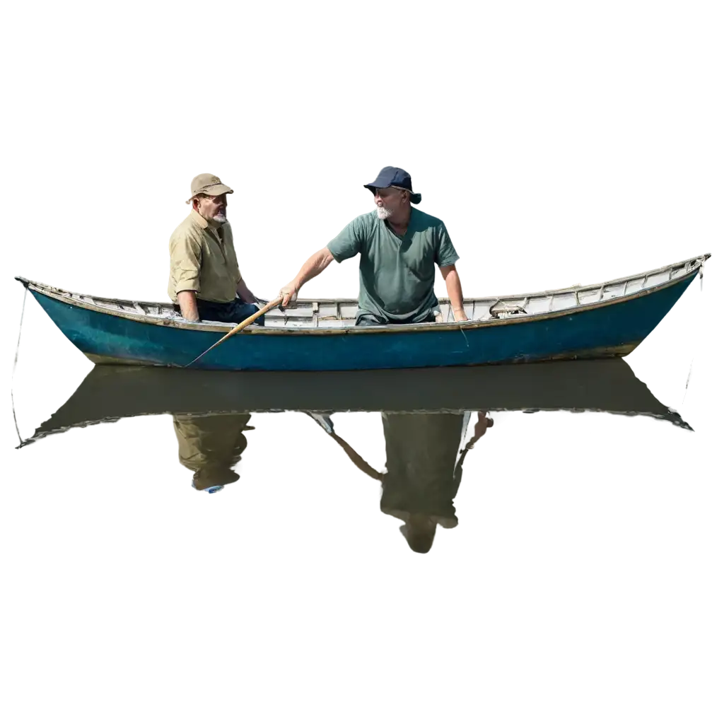 HighQuality-PNG-Image-A-Fisherman-with-a-Boat