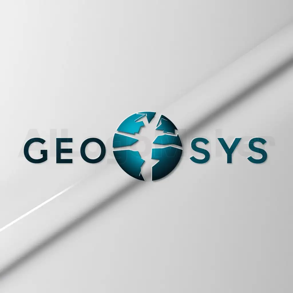 a logo design,with the text "GEOSYS", main symbol:earthquake,Minimalistic,clear background