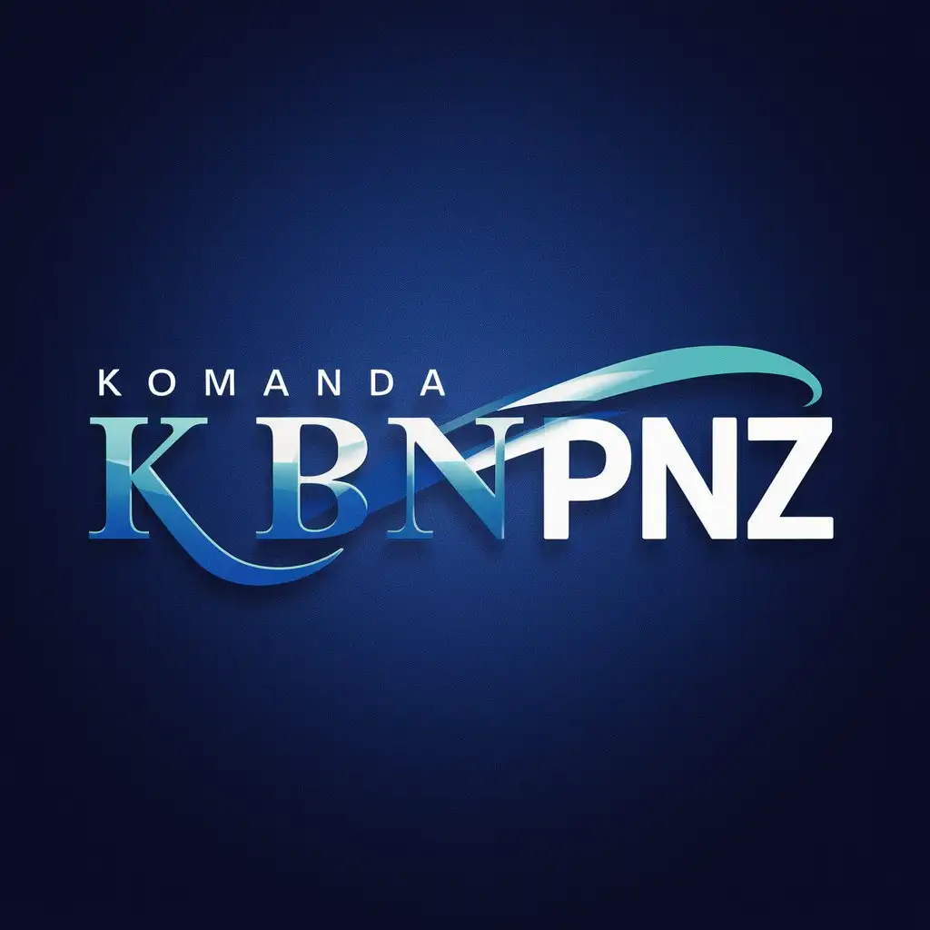 Elegant-Logo-Design-Blue-Background-with-TEAM-KVN-PNZ-Inscription
