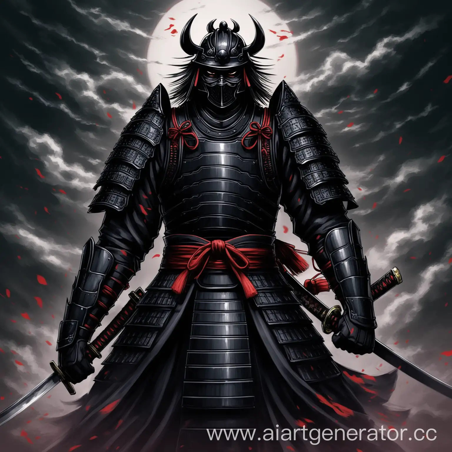 темный самурай 
