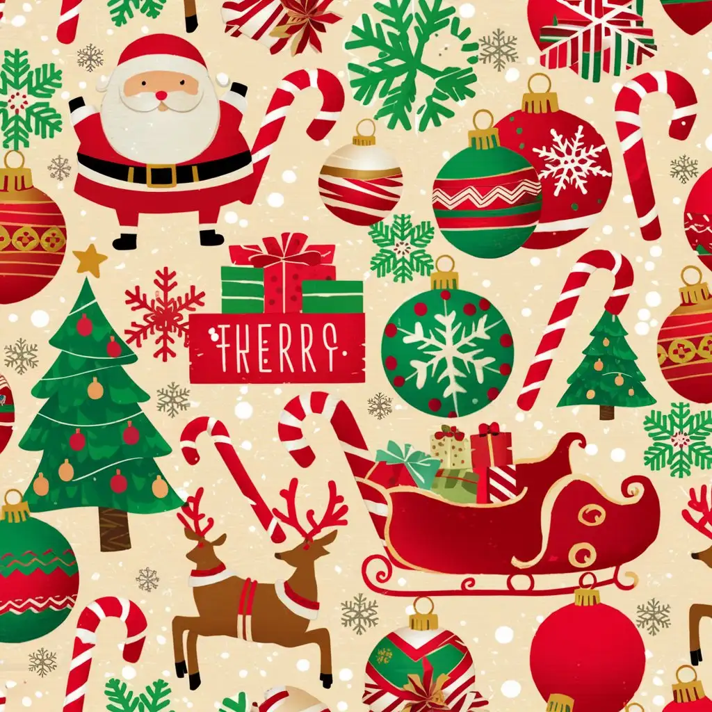 Festive-Christmas-Snowflakes-and-Ornaments-TShirt-Design