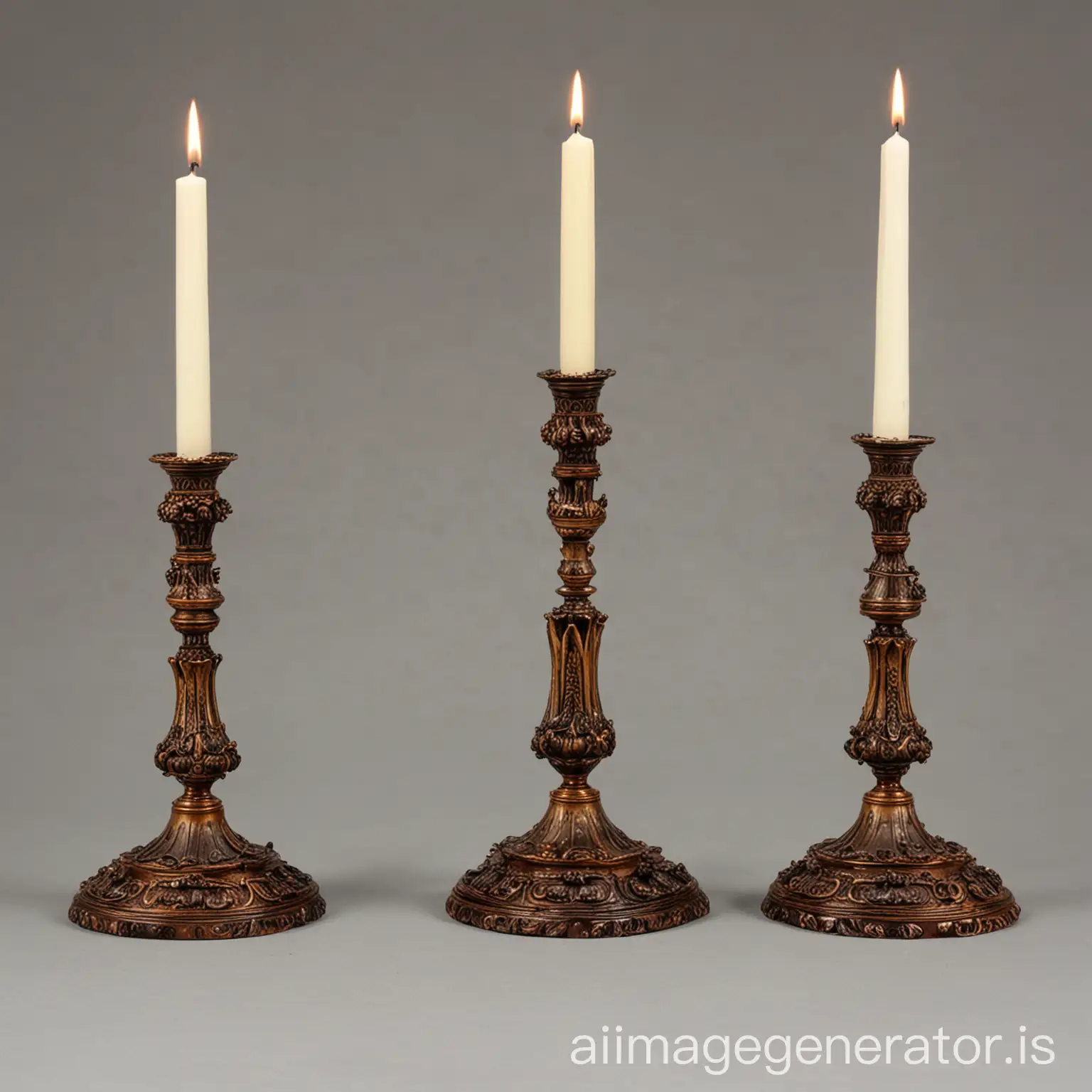 Dramatic-Scene-The-Bishops-Candlesticks-Illuminated-in-a-Dark-Room