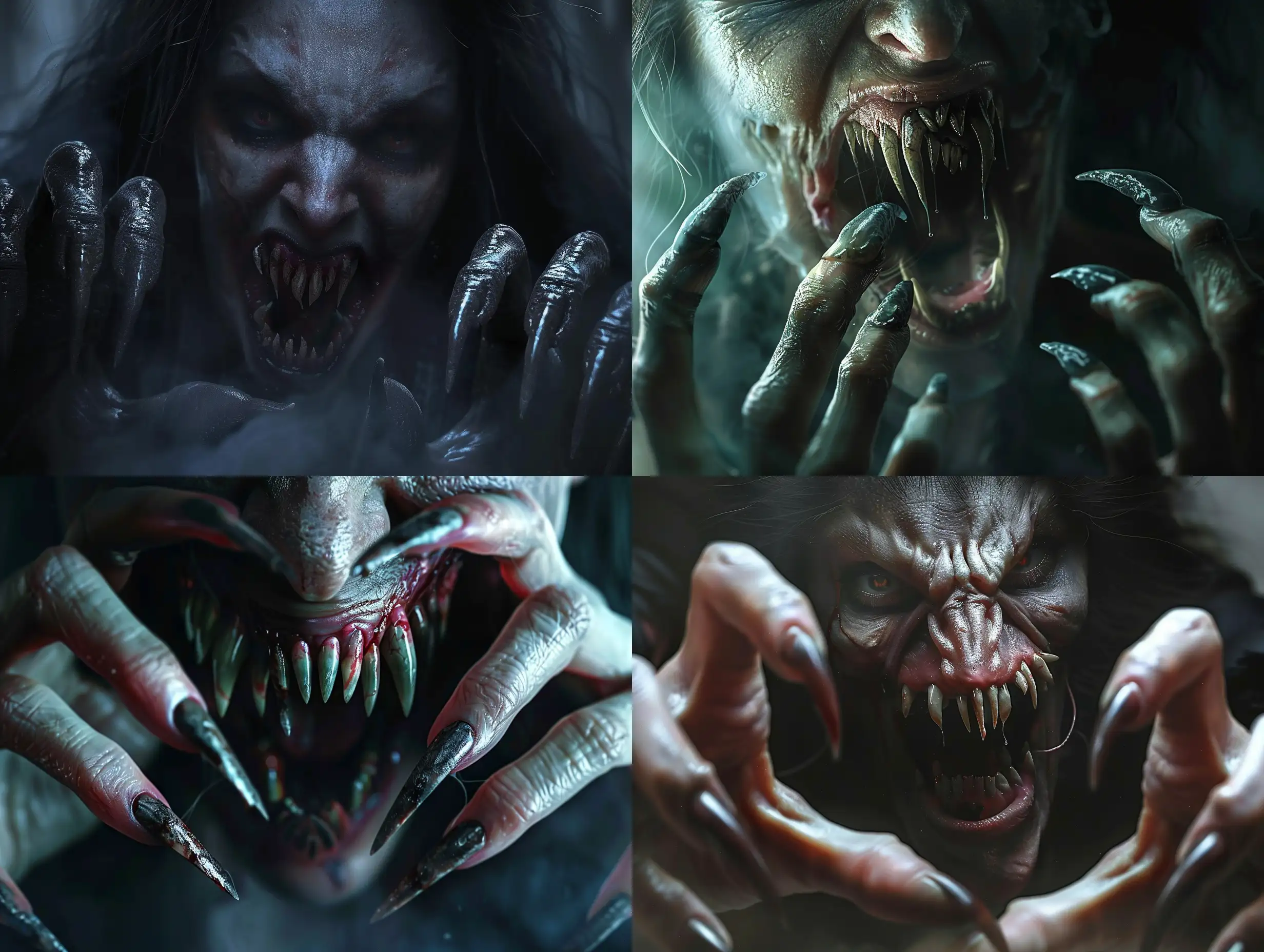 Terrifying-Monstrous-Female-Vampire-Attack-Scene-in-HyperRealistic-Photorealism