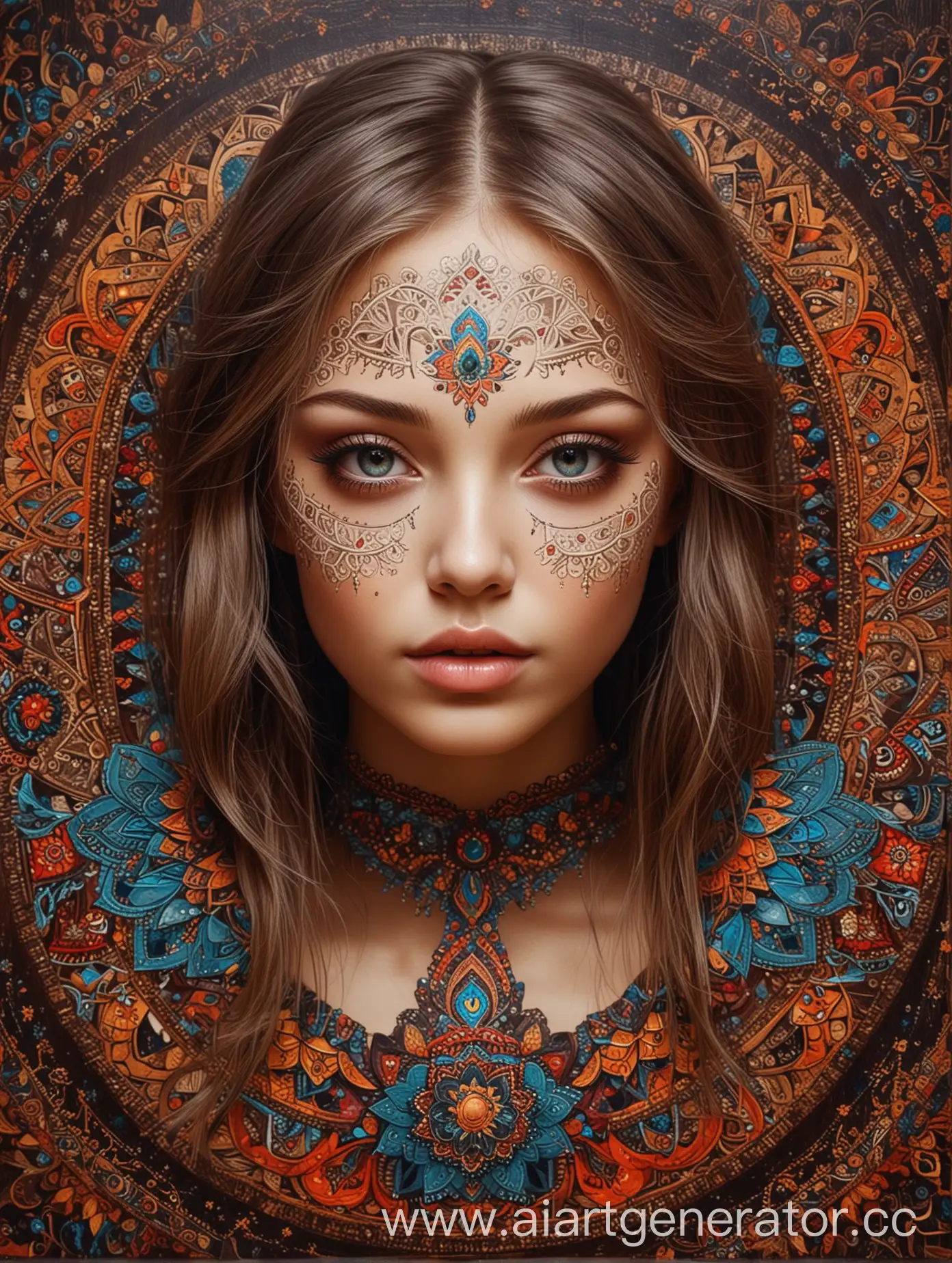 Mysterious-Slavic-Girl-Mandalas-and-Wooden-Puzzles-Portrait