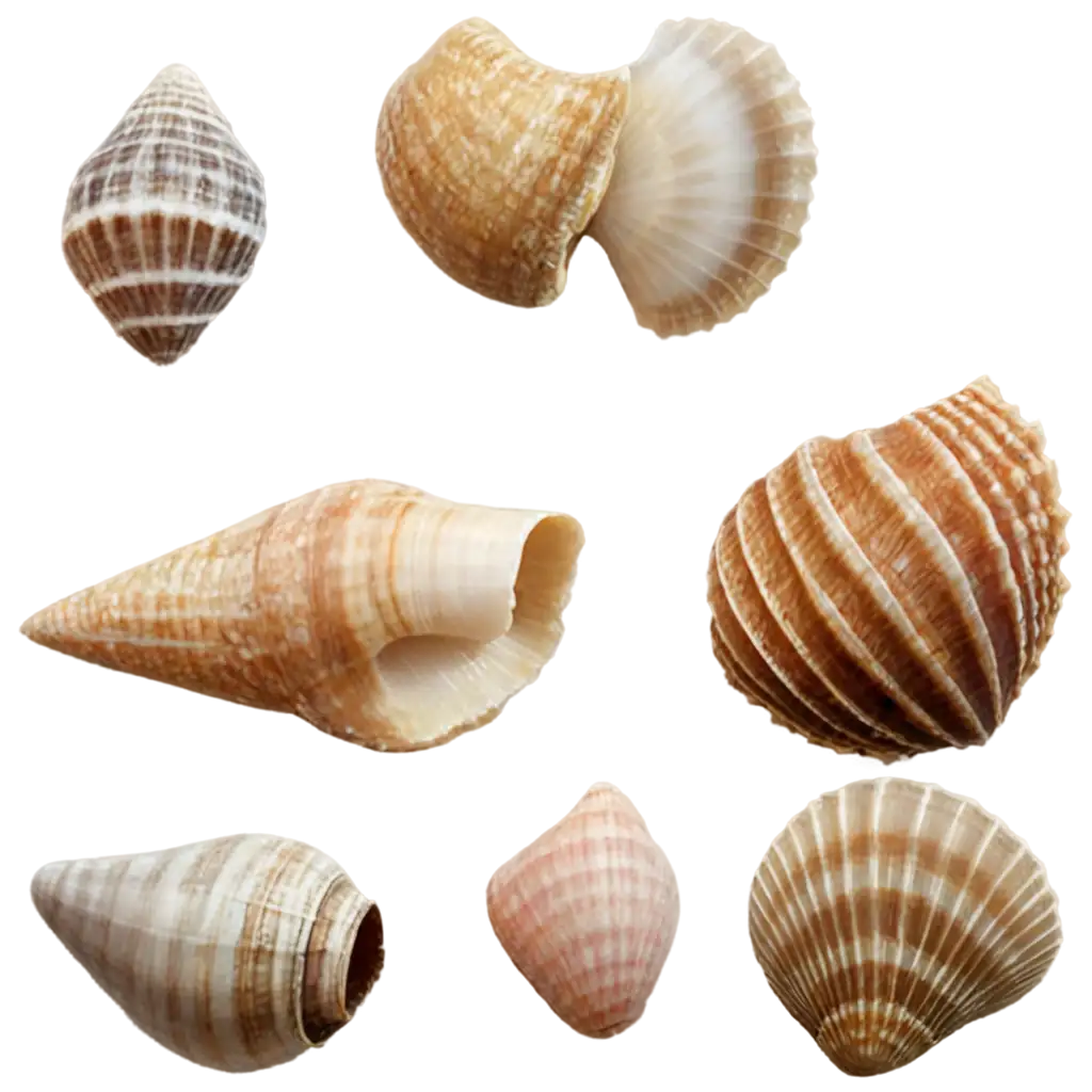 Explore-the-Beauty-of-Beachcombing-Seashells-with-a-HighQuality-PNG-Image