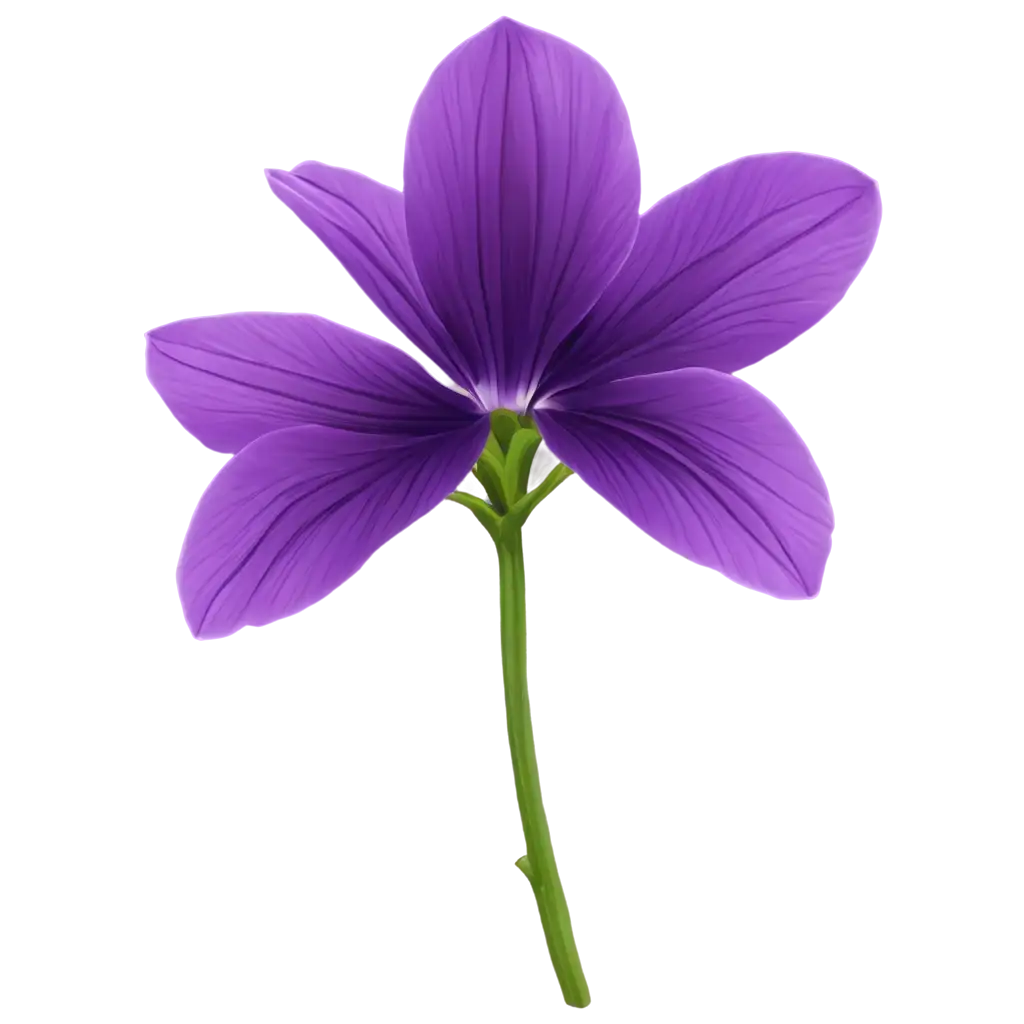 Exquisite-Vector-Violet-Flower-PNG-Elevating-Visual-Content-with-Stunning-Clarity
