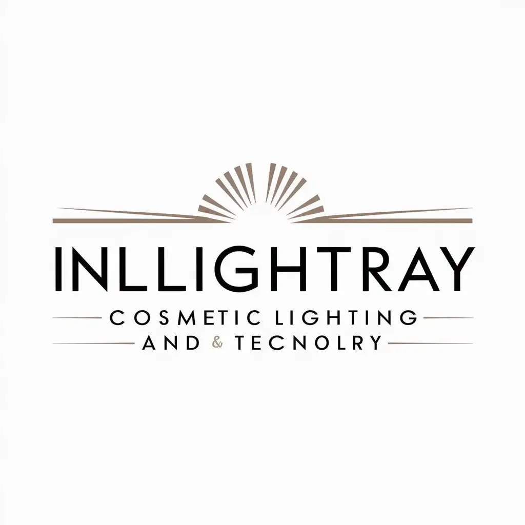 LOGO-Design-for-INLIGHTRAY-Stylish-Symbol-for-Cosmetic-Lighting-and-Technology