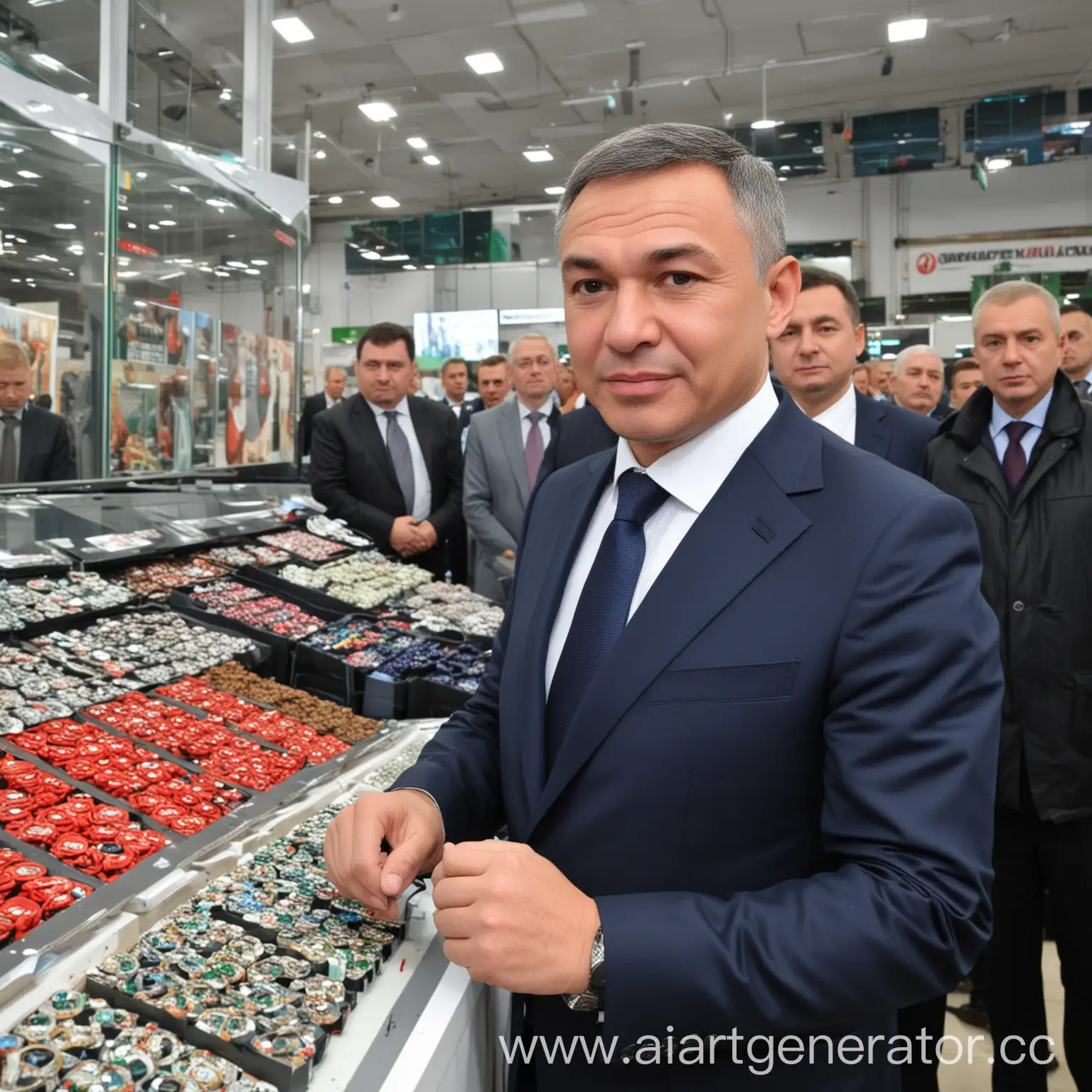 President-of-Tatarstan-Inaugurating-Trading-Center-Ring-in-Kazan