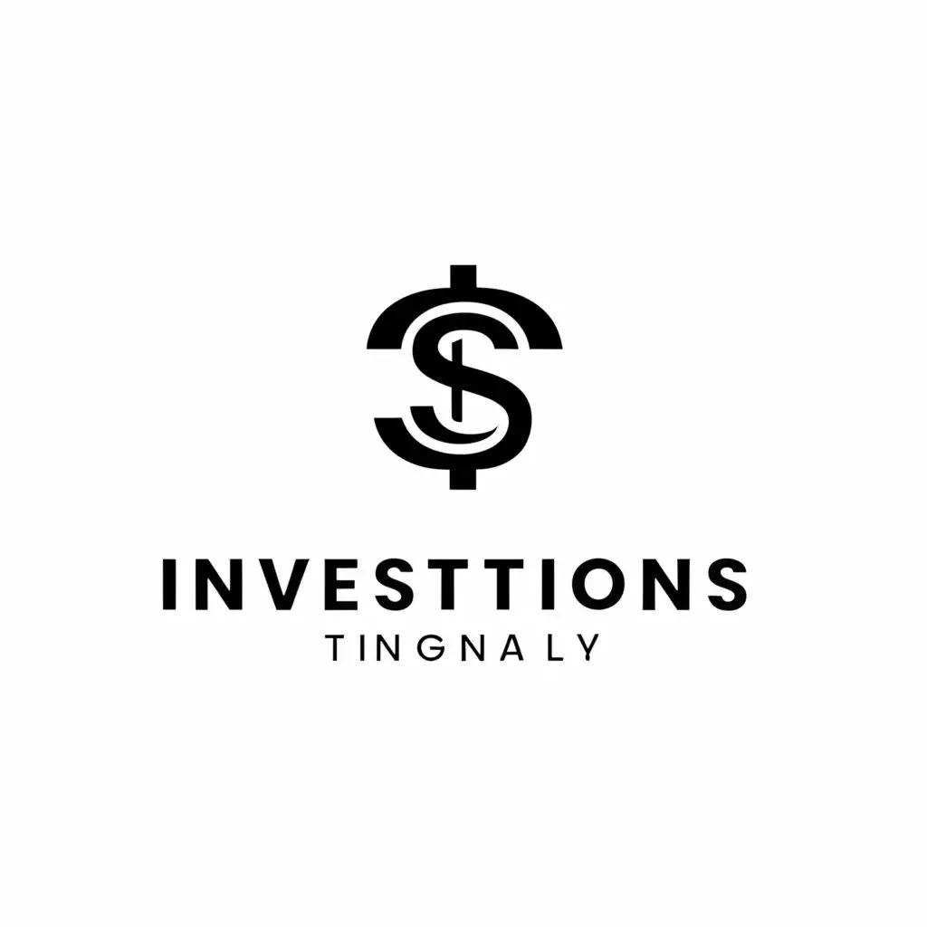 a logo design,with the text "Investitions", main symbol:$,Minimalistic,be used in Finance industry,clear background