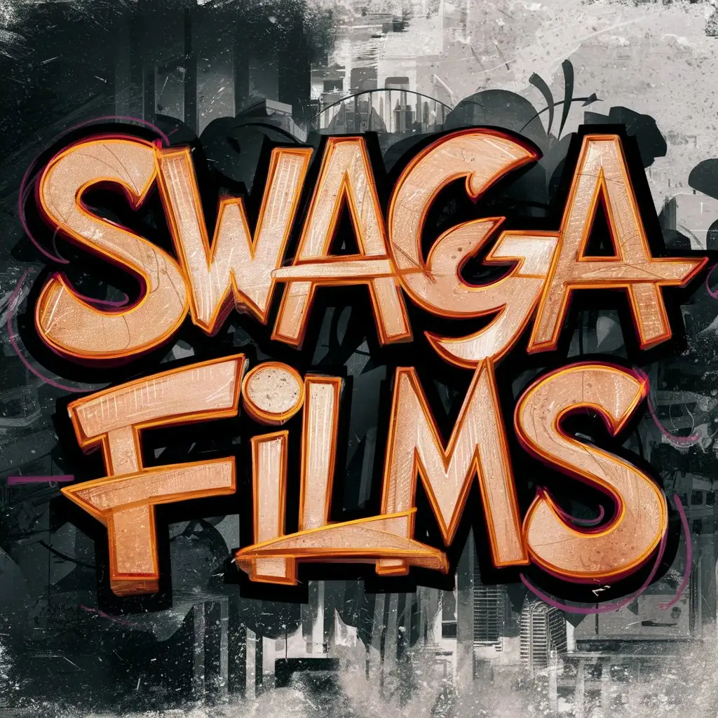 надпись Swagga Films в стиле граффити