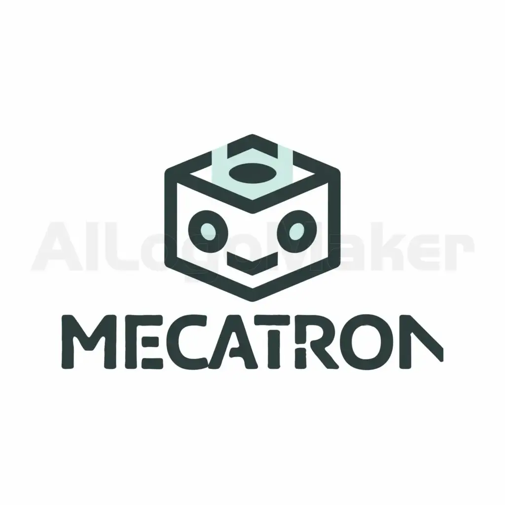 a logo design,with the text "Mecatron", main symbol:Store,Minimalistic,be used in Technology industry,clear background