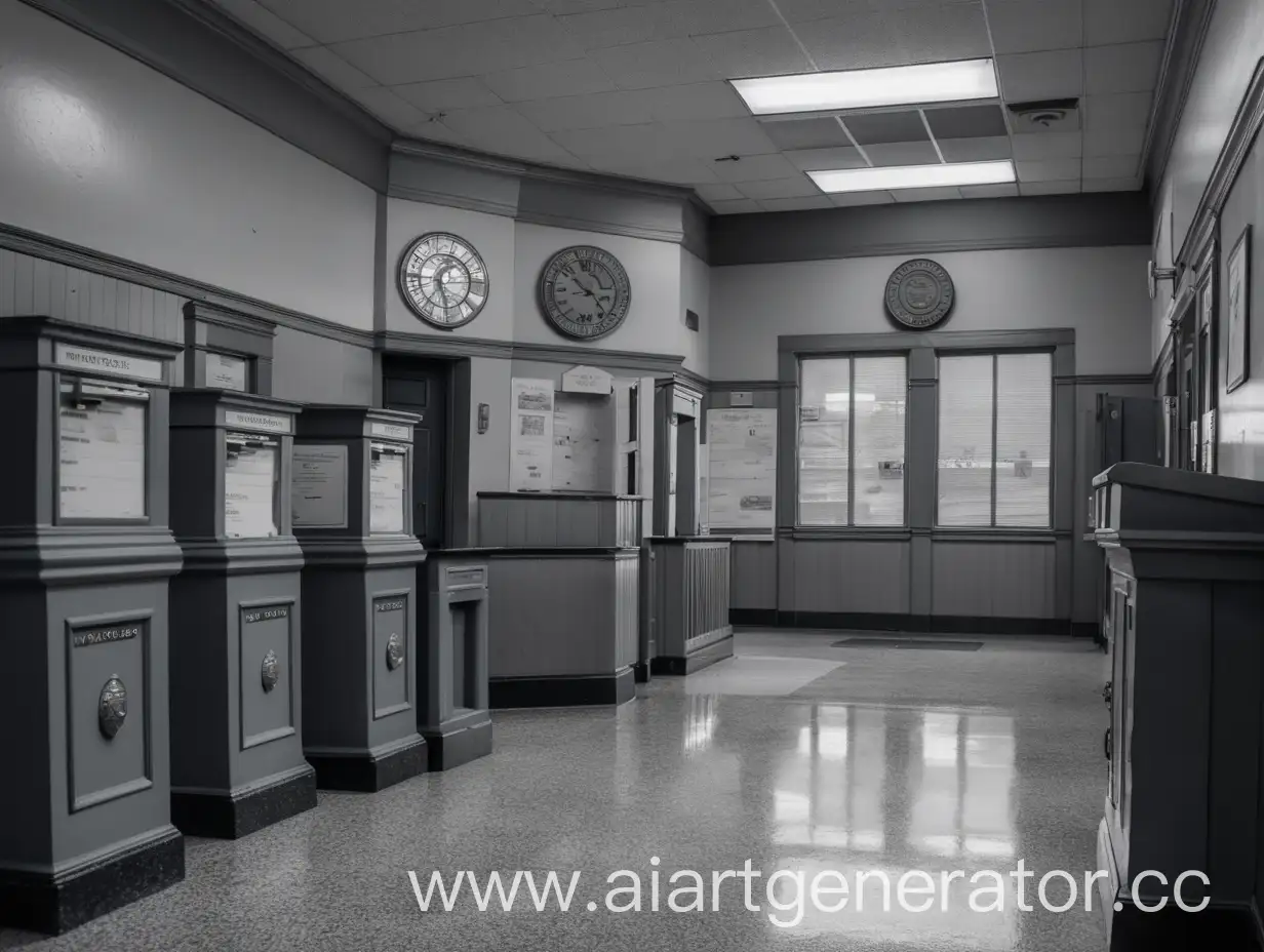 Gloomy-Interior-of-a-Post-Office-Cool-Gray-Tones-Depicting-Isolation-and-Mundanity