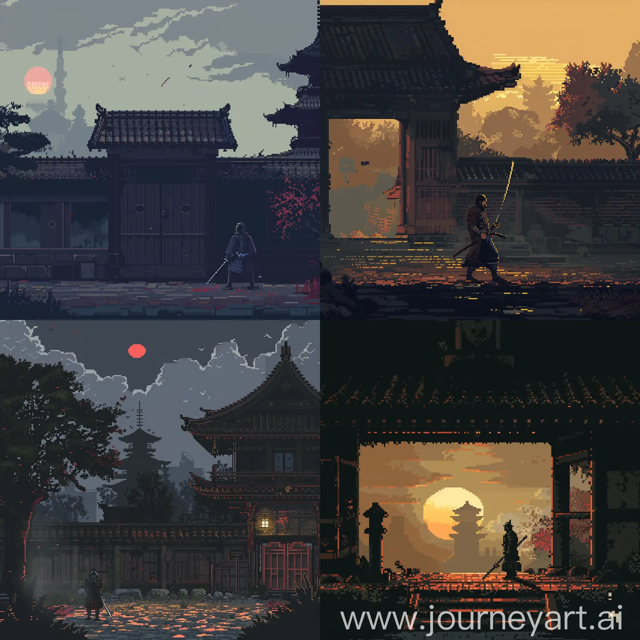 Samurai-Warrior-Platformer-in-Dark-Medieval-Japan