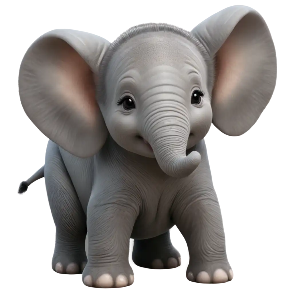 Adorable-PNG-Image-of-a-Cute-Elephant-Enhance-Your-Content-with-HighQuality-Graphics