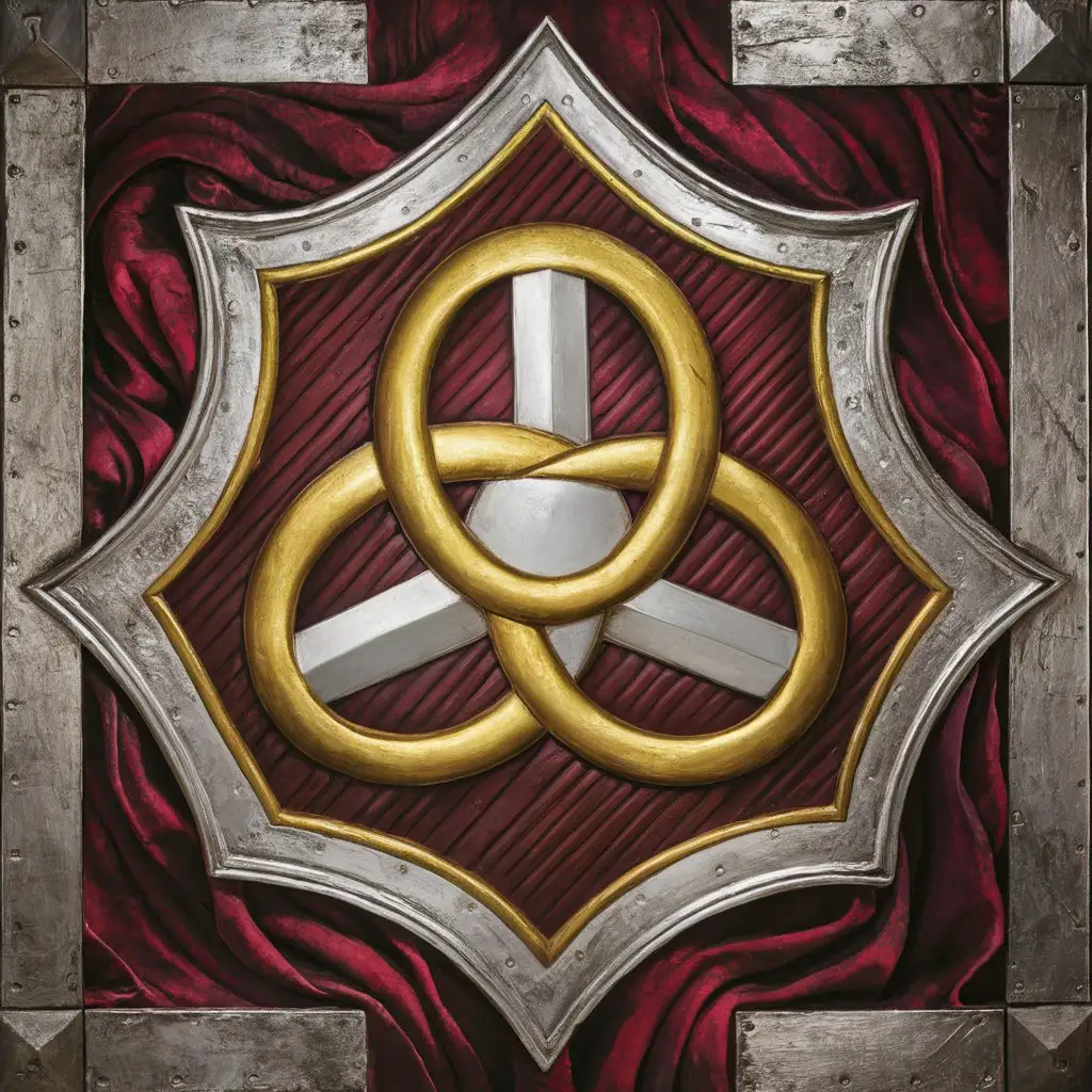 Religious Symbol Holy Trinity Shield Illustration