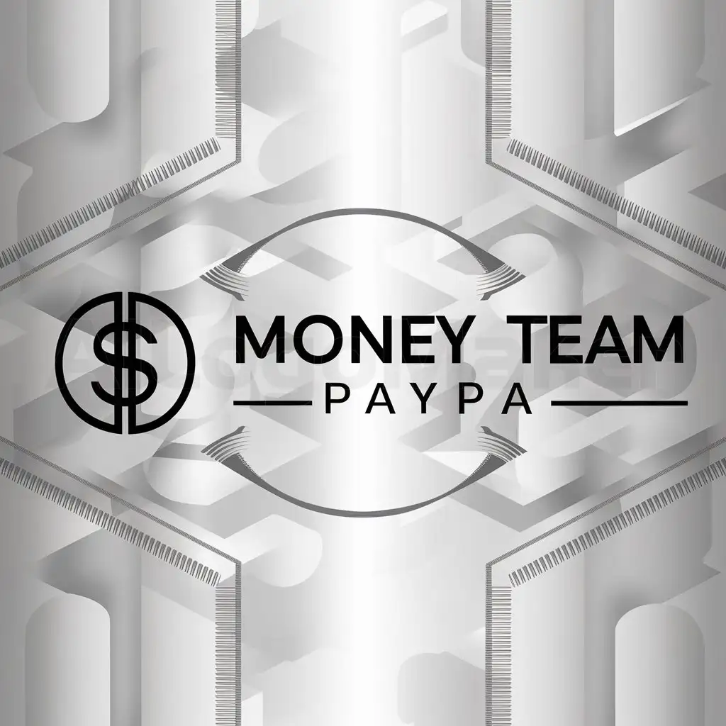 LOGO-Design-For-Money-Team-Paypa-Bold-Money-Symbol-on-Clear-Background