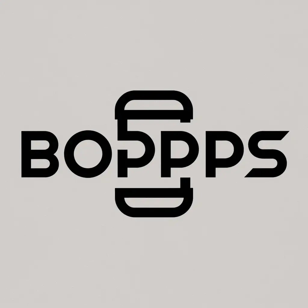 a logo design,with the text "BOPPPS", main symbol:BOPPPS,Moderate,clear background