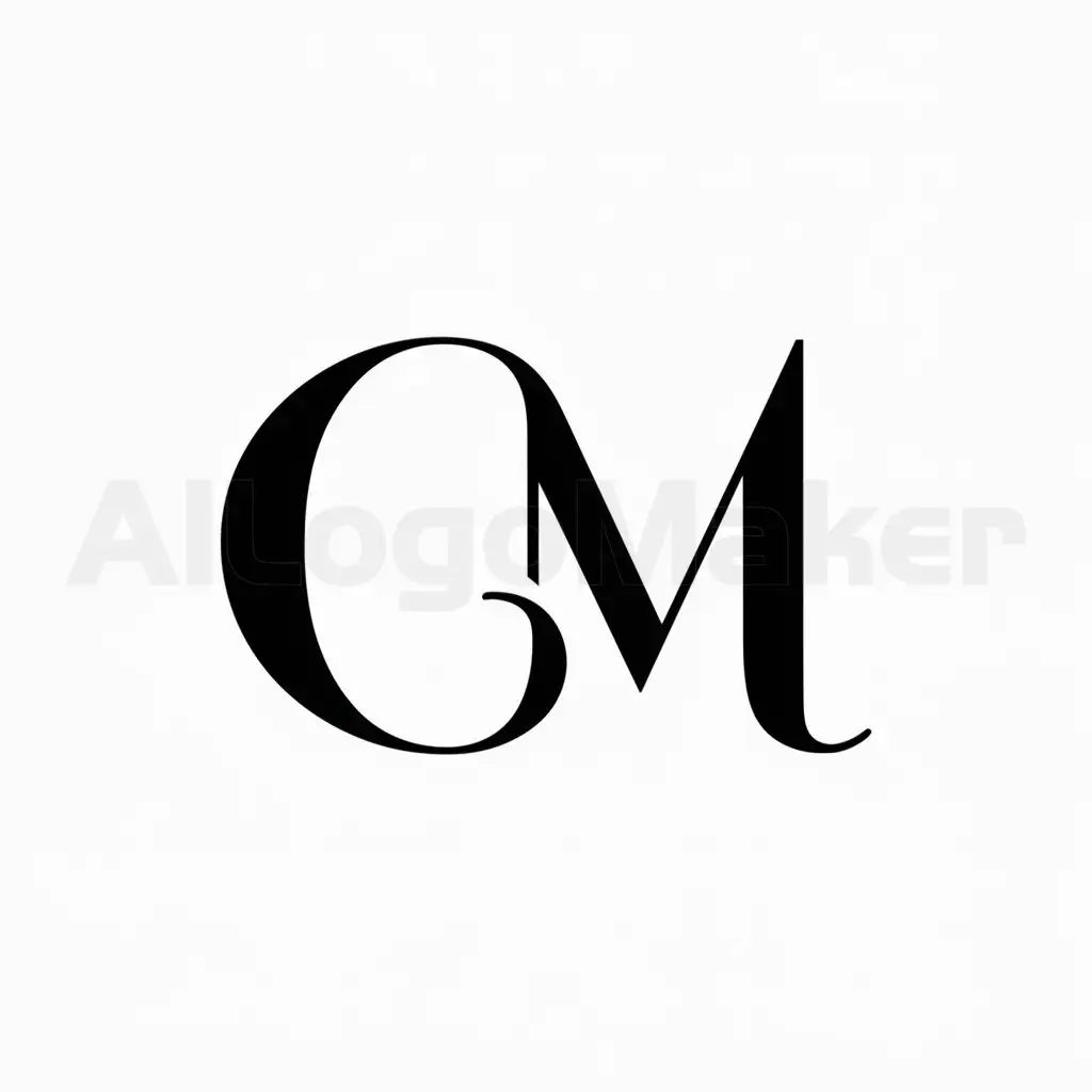 a logo design,with the text "contains letter C and M", main symbol:C M,Minimalistic,be used in Beauty Spa industry,clear background