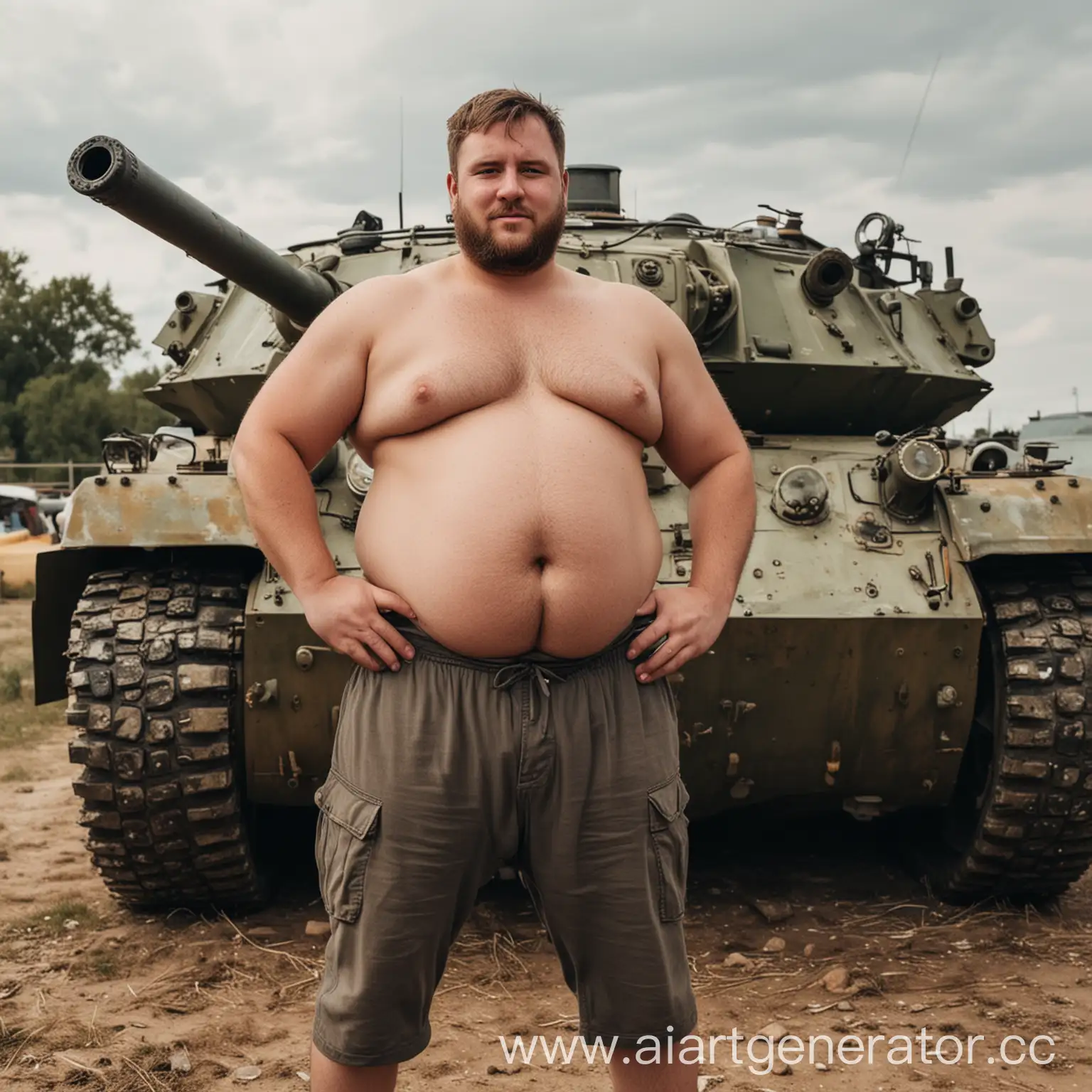 Man-Enjoying-Beer-and-Tank-Games