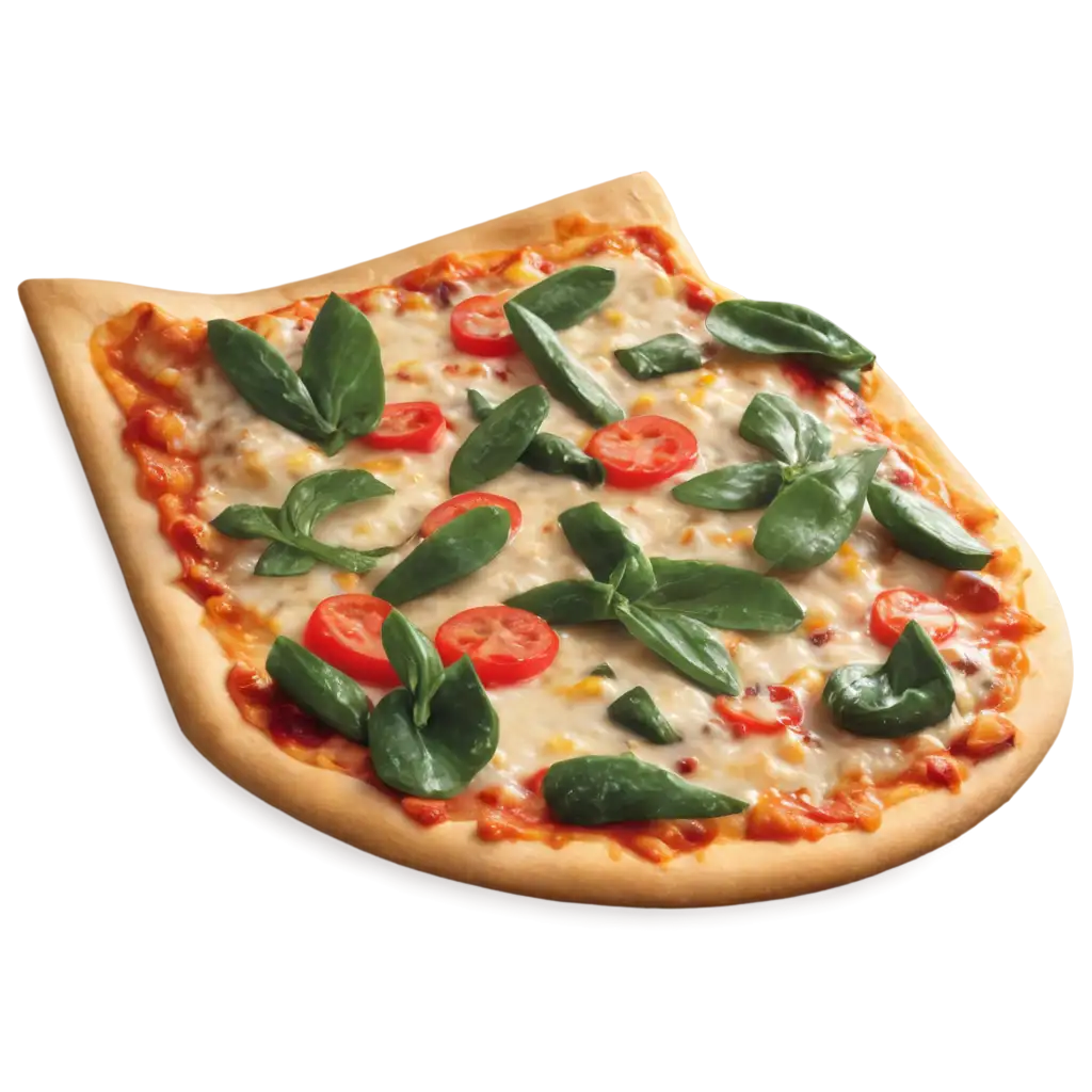 Savor-the-Delight-Crisp-PNG-Image-of-a-Vegetable-Pizza-Perfect-for-Online-Menus