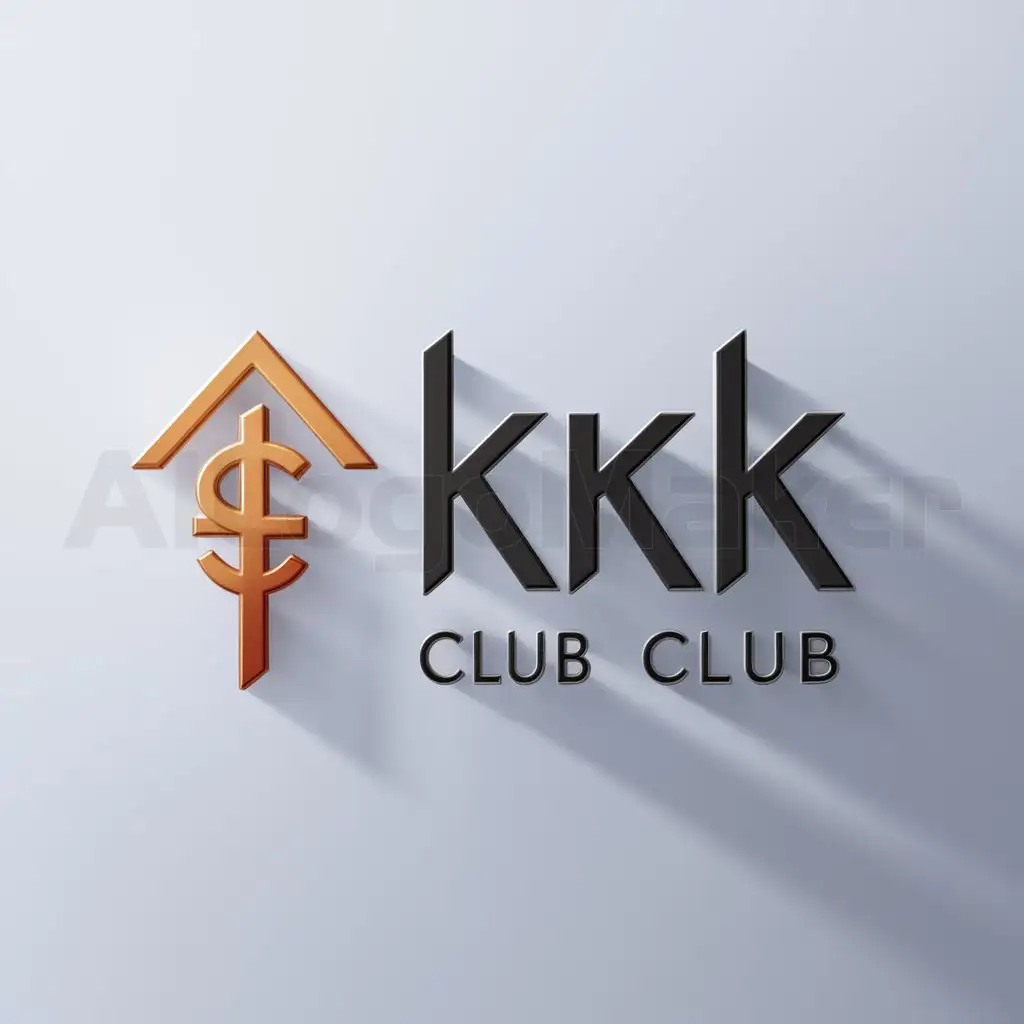 a logo design,with the text "ККК", main symbol:Design a logo for a club about trends and financial movements, so it's both fun and beautiful,Moderate,clear background