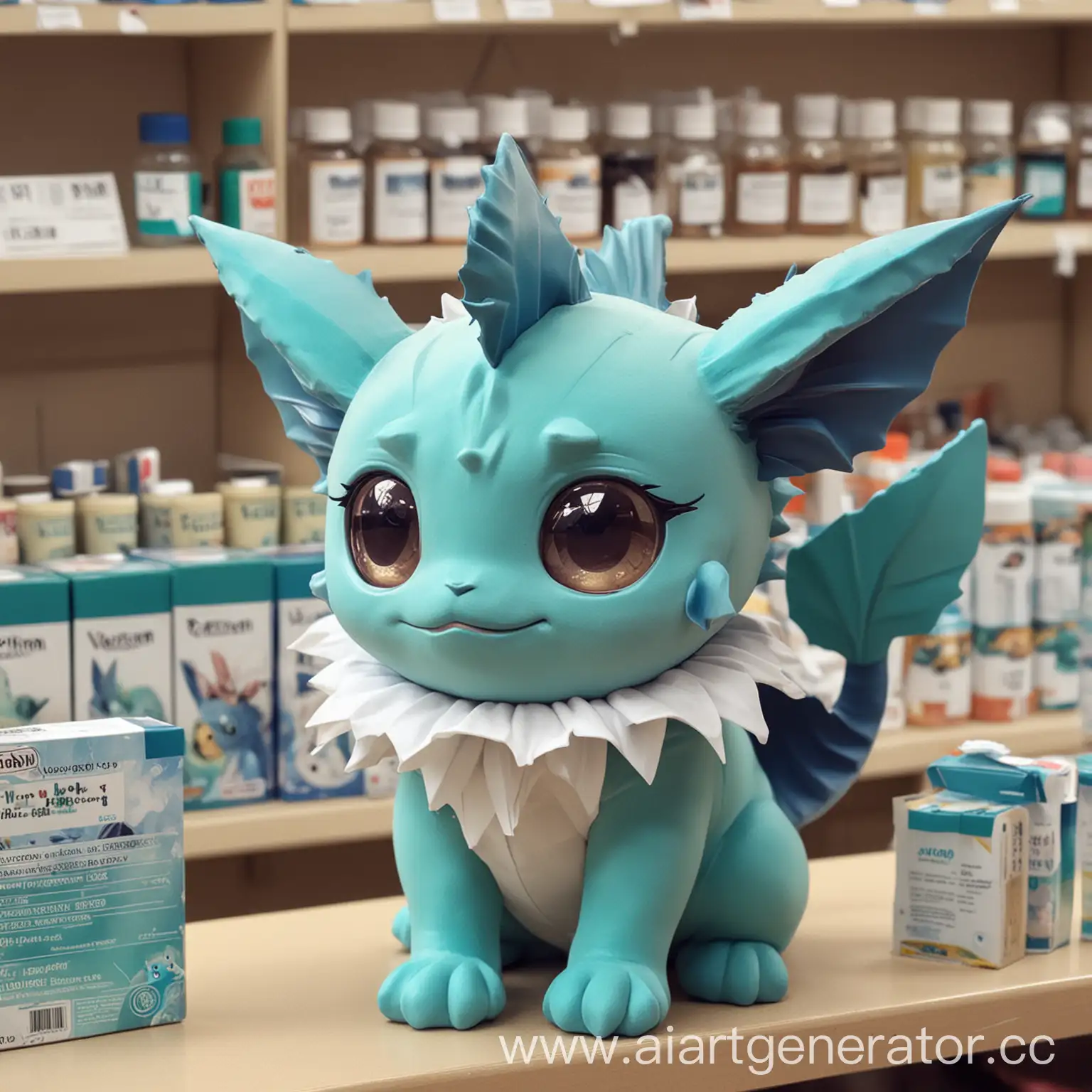 Sad-Vaporeon-Pokemon-Crying-in-Pharmacy-Buying-Antidepressants